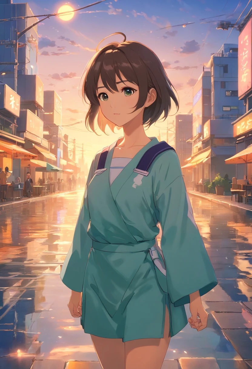 No Man,Two ducklings、A high resolution、4K、8K images、closeup portrait、Unreal Engine5、Light 3D/C4D production: 8K HD quality/illuminating/Ultra-fine lens description 1.5、Flawless、Chibi background/Cinematic。
