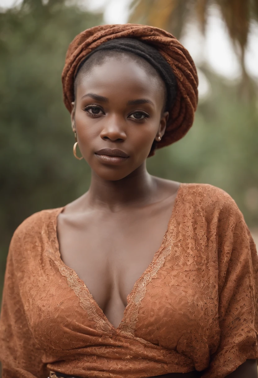 An African woman，Everyday dressing