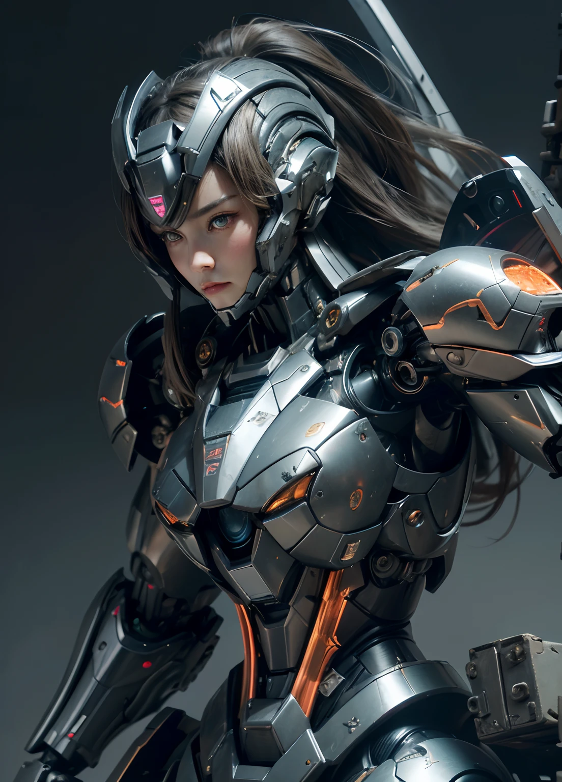 (extremely intricate all details)、(extremely realistic all Texture) 、glossy Texture、Navy blue heavy mechanical armor resembling a pillbug, designed by Hajime Katoki、1 person、Beautiful female soldier、Multi-legged、Heavyweight、Heavy Armor、Firearms、Ultra-realistic、Full Body Shot、Night view of the bayside industrial area、Spotlight lighting to illuminate characters、Please generate at least 4 copies.