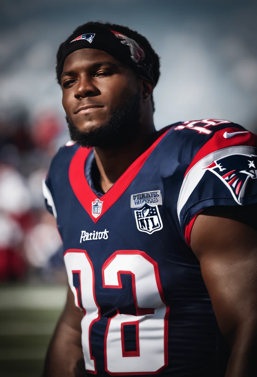 Caleb williams in a new england patriots jersey