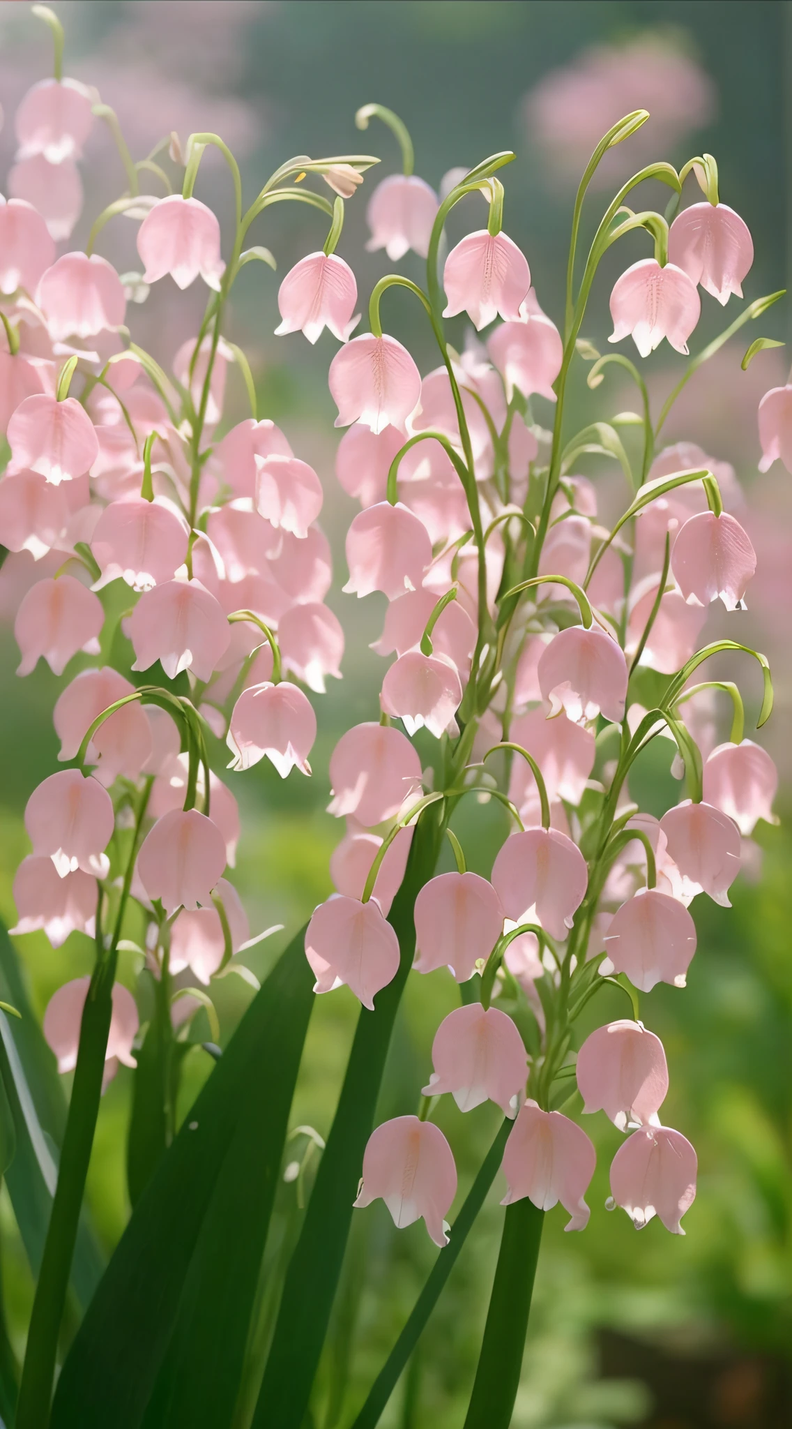 Many pink flowers grow in the garden, Pink flowers, soft flowers, Beautiful flowers, the lilies. 8 k'', Beautiful wallpaper, beatiful background, Magical flowers, background natural flower, Really beautiful nature, beautiful  flowers, beautiful hd, Beautiful nature, wallpaper hd, Beautiful background, beautiful high resolution, Pink, white and green, beautiful  flowers, the lilies