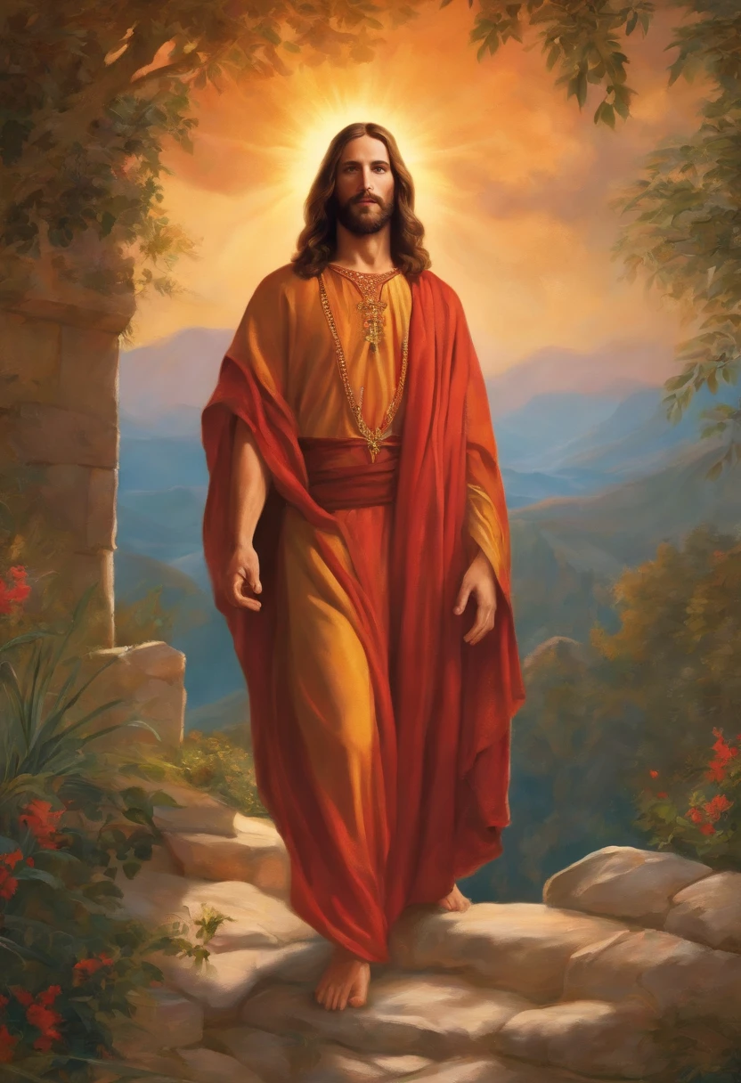 Jesus Christ wearing a tunic