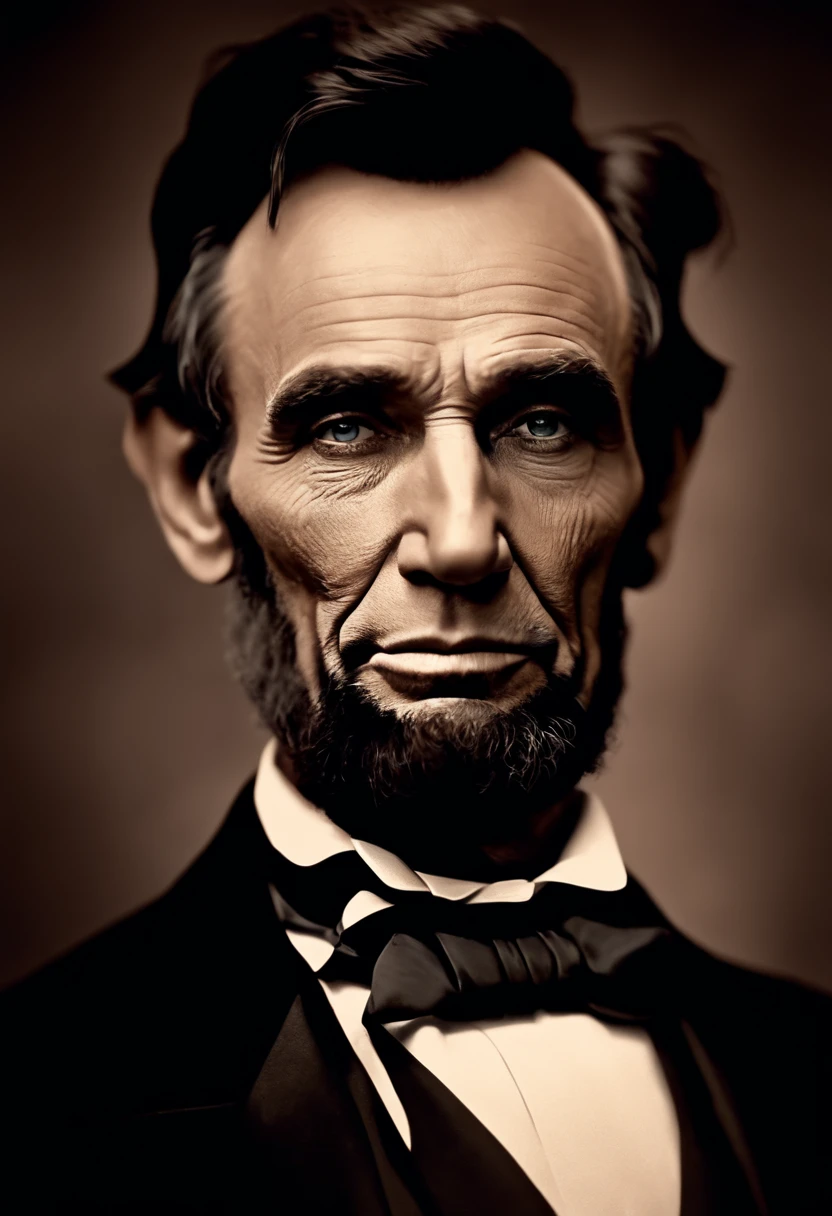 Portrait of Abraham Lincoln, with a goatee