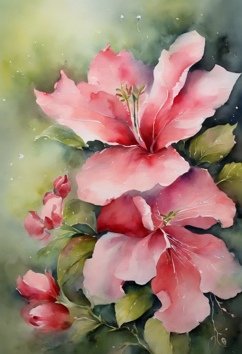 Gradually,Stretch layer by layer,The whole monthly flower finally bloomed。The flowers are pink,Like a young girl in a pink dress。The green leaves and red flowers are illuminated by the morning light, and like a pink butterfly, flapping its wings in the breeze,Dance。