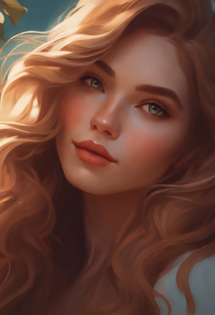 A close-up of a woman with long hair and dress, Artgerm et Atey Ghailan, beautiful digital artwork, adorable digital painting, cute detailed digital art, Belle peinture de personnage, beautiful digital illustration, Style Artgerm, Artgerm et Lois van Baarle, Dans le style de Ross Tran, inspired by Ross Tran, stylized anime
