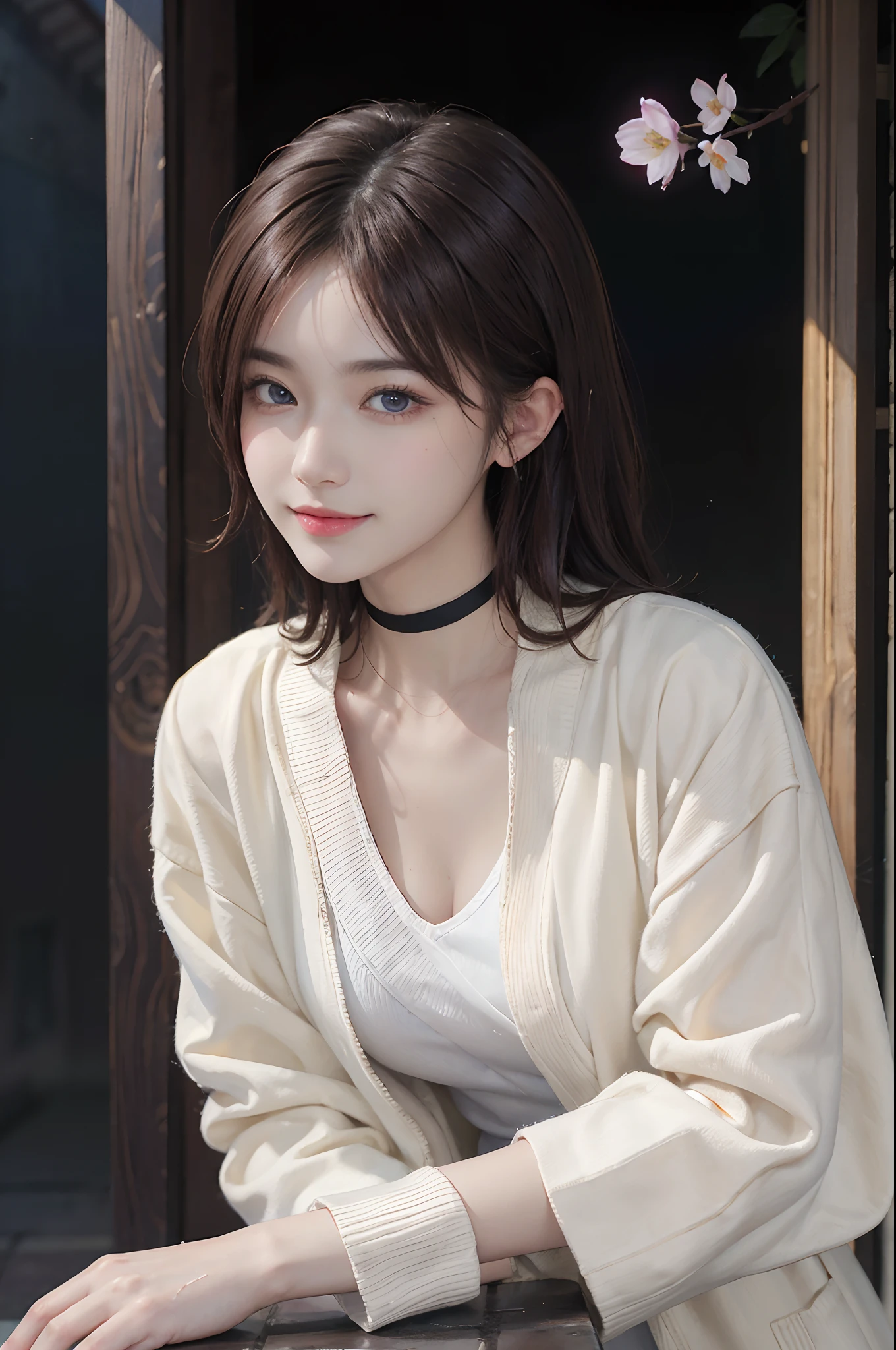 ((top-quality、masterpiece:1.3))、、1 female:2.0、Colossal tits:1.3、Slender body type:1.1、Toned abs、Brown hair、short-cut、Detailed lips、detailedeyes、二重まぶた、blue eyess、wide Shots、(Raw photography、top-quality)、(realisitic、Photorealsitic:1.3)、top-quality、masterpiece、extremely delicate and beautiful、extremely details CG、 absurderes、A smile、Erotic face、frontage、Fours、Slouched、Nokezoru、Bath、Strong smile、model poses、Cute side shot of 31 year old +Shy + Gorgeous French-Albanian schoolgirl、god rays、Shot with AFGA Vista 400::2.0 、Photos of the atmosphere in the style of Eric Madigan Heck and Arthur Elgort、Laugh with your mouth wide open:2.0、a shower、Wet、Long pink hair、Red headdress、red highlights、Hair above one eye、verd s eyes、耳Nipple Ring、a choker、Neon Shirt、Open jacket、turtle necked sweater、against a wall、Brick wall、doodle、Dim lighting、alleyway、looking at the spectator、 ((Meaning、魅惑的、enticing))、((Cherry blossom background)))、((Japanese Temple Background)))、(((glow-in-the-dark background))