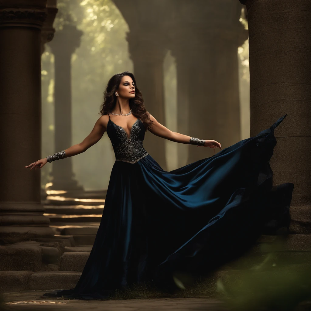 best quality, master part, ultrahigh-resolution, (fotografia realista:1.4), Surrealismo, Semelhante a um sonho,FusionArt, Shadow dancer, magia das sombras, Darkness Control, furtividade, passo da sombra, Umbral spells, hidden blade, cavaleiro negro, Vampiro