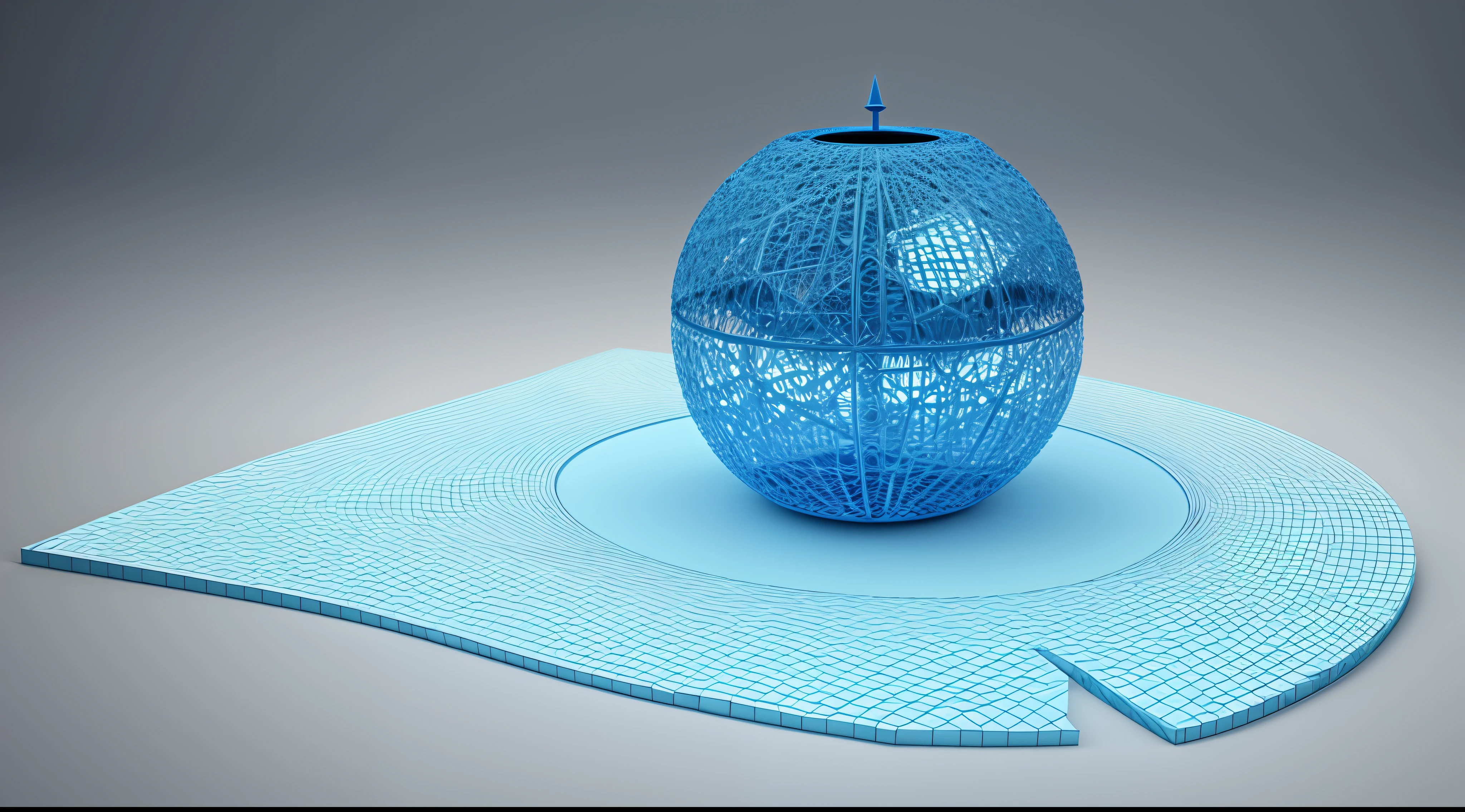 Engaging 3D visualization featuring stunning graphs、glinting