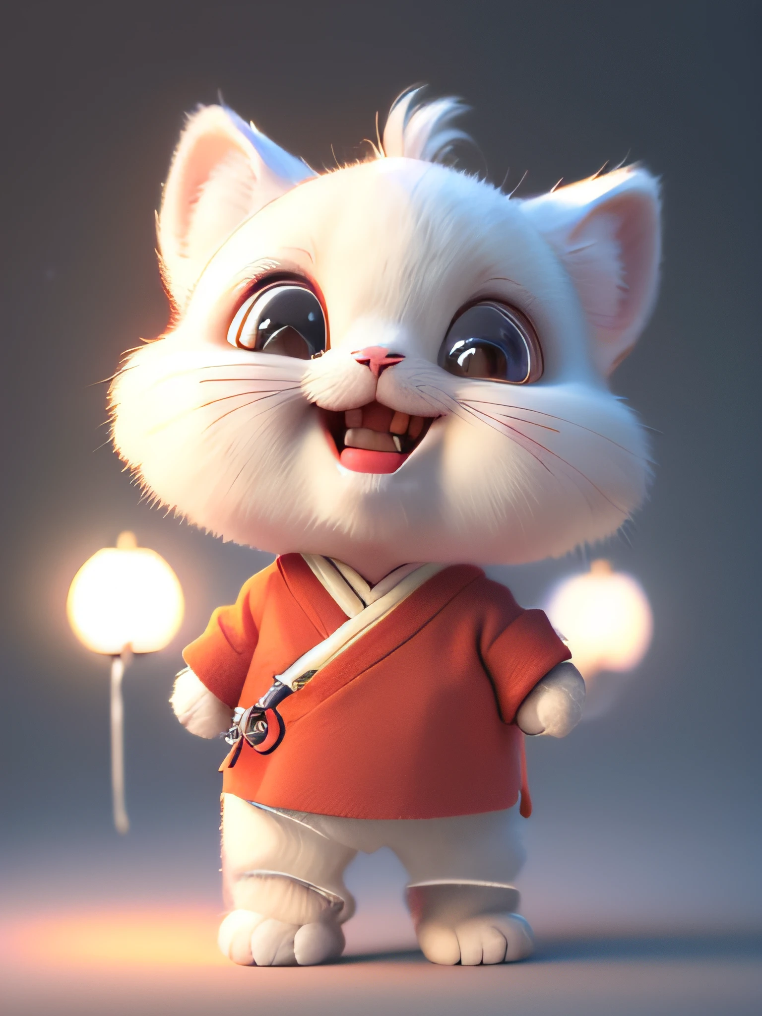 cat wearing kimonos👘, tall, mature, simple red kimonos, simple white background, traditional Japanese costume, tight-fitting outfit, simple, frontal, long legs, (smiling mouth fresh: 1.0) (beautiful eyes 1.0) (beautiful smiling mouth 1.0) (beautiful face: 1.0) HD quality, sharp, detailed, perfect