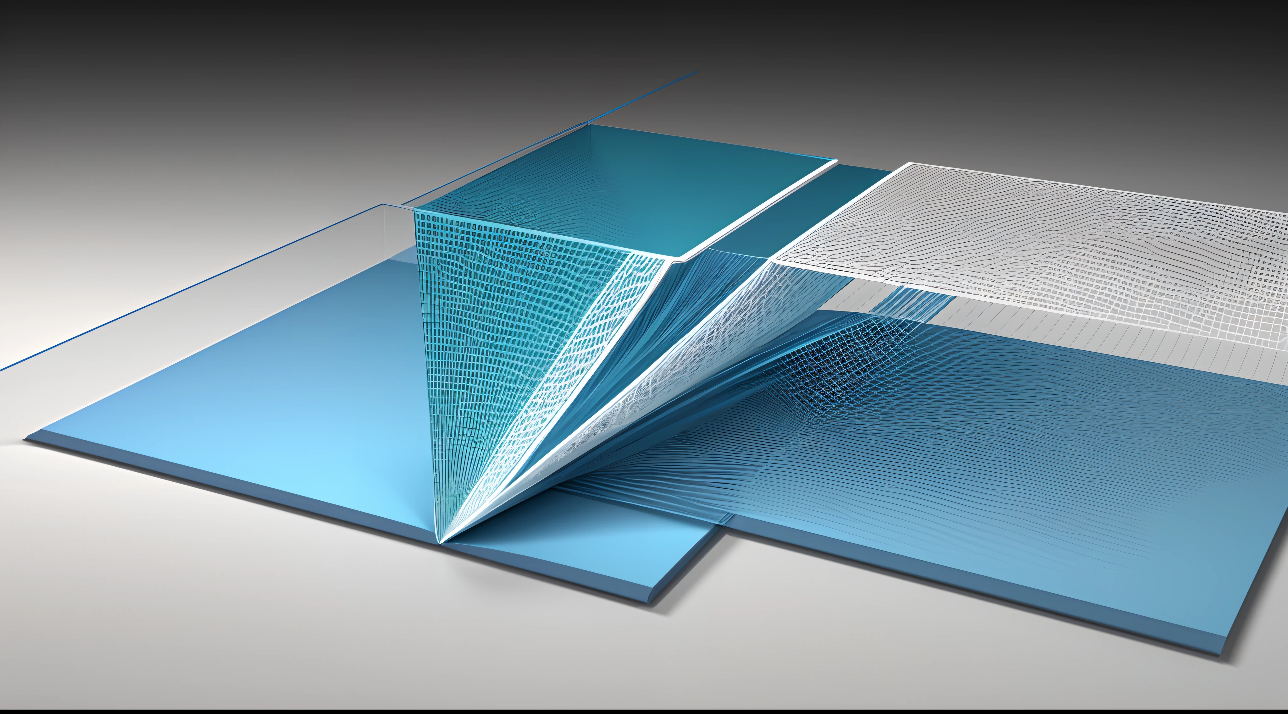 Engaging 3D visualization featuring stunning graphs、glinting