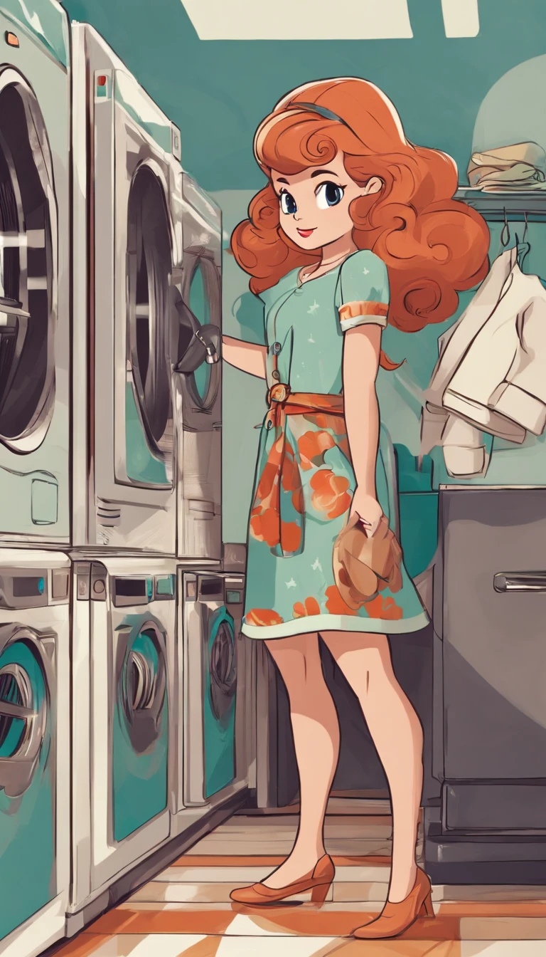 uma ，Em cima，varanda，Segurando roupas brancas de manga curta ，washing machine，Roupas para secar，Super Detalhe, Detalhes altos