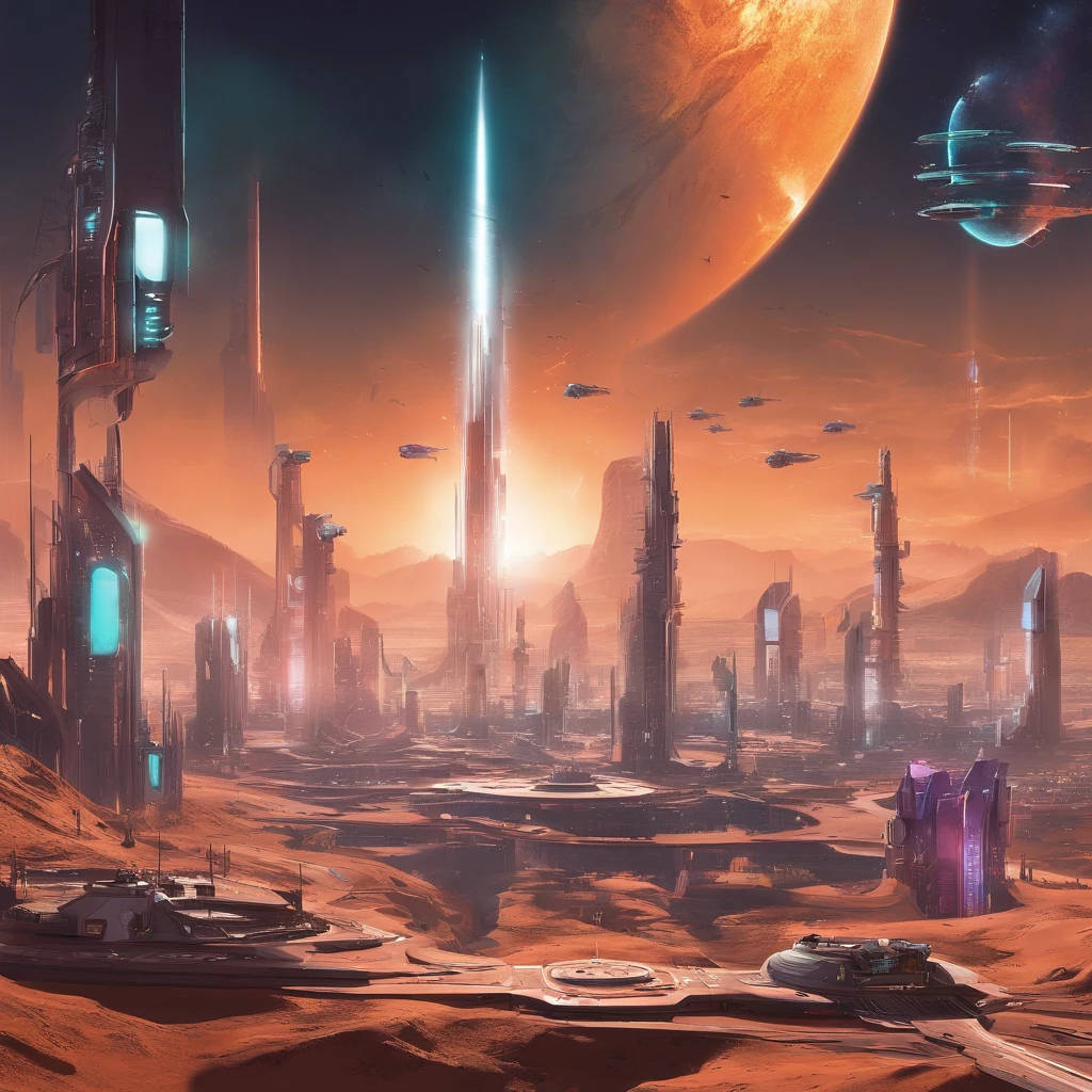 Futuristic sci-fi wasteland style city,Future wars are wasted,flame of war,karo,Wasteland,sci-fy