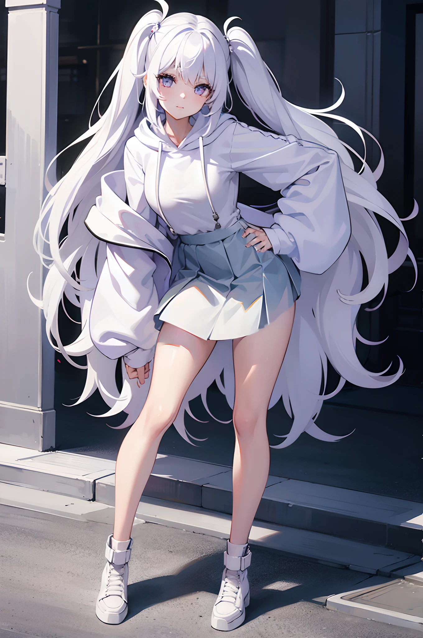 Fluttering skirt