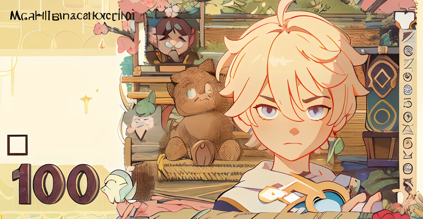 (masterpiece, best quality), 1boy, beautiful face, SoraDigi, relaxed facial expression, more manly face, aether(genshin impact)