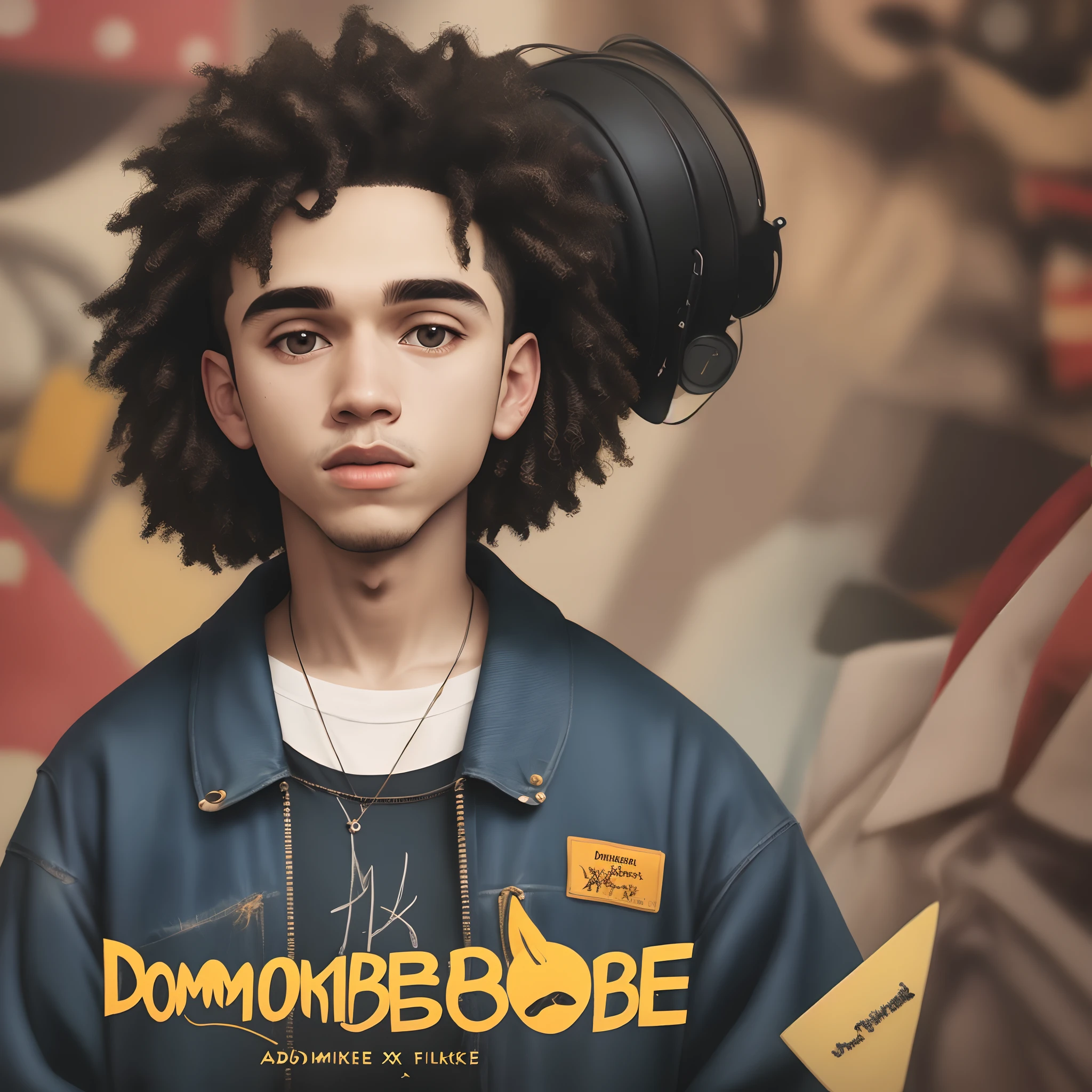 Album cover for a Beabadoobee x Dominic fike song