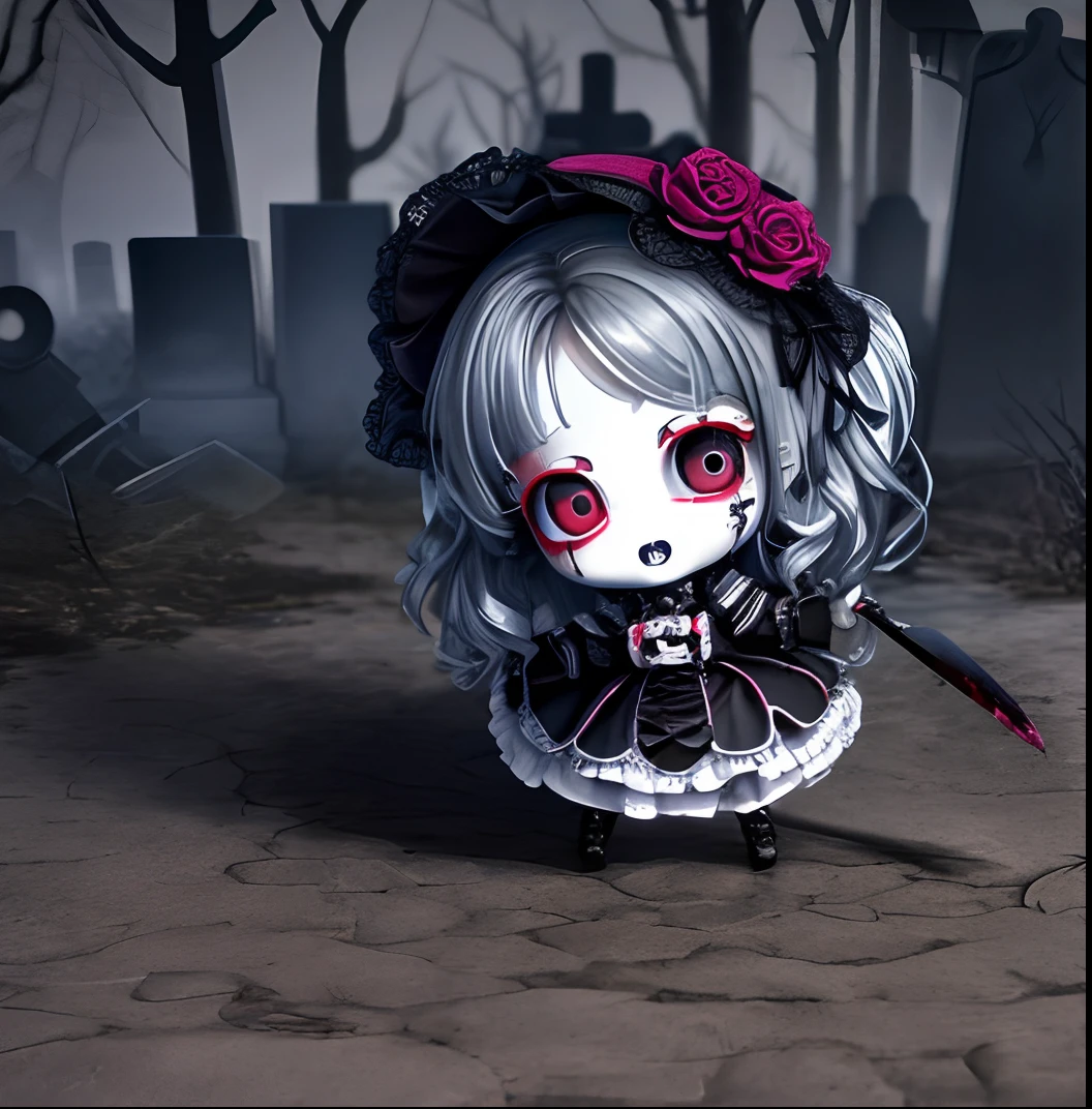 SeaArt Bot
Txt2Img
09:04:17
Cute Baby Chibi Anime,(((Chibi 3D))) (8k wallpapers with highly detailed CG units, masutepiece, Best Quality, Ultra-detailed), (The best lighting, Best Shadow), (Perfect and symmetrical surface (((Zombie Woman, rotting skin))), With eyes that reflect the beauty of the world), Attractive, floating, High resolution, Dynamic Angle, Trying to pounce with a knife, graveyard background, Spooky and eerie night.Gothic lolita、hair bell(Chibi:1.5) Wearing a white dress