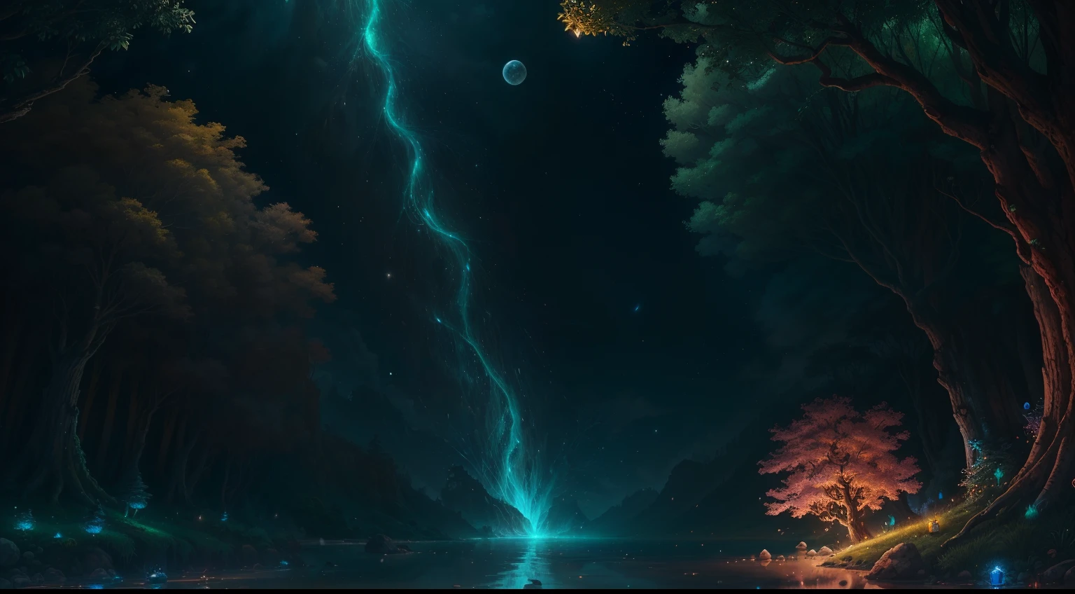 (La mejor calidad,4k,8k,Altas Resoluciones,Obra maestra:1.2),Ultra detallado,(realista,fotorrealista,fotorrealista:1.37),wizarding world,illustration,fantasy,Hermoso paisaje,colores vibrantes,Ethereal lighting,Estrellas brillantes,Mystical creatures,Bosque encantador,Ruinas antiguas,Arquitectura caprichosa,Colinas,prados iluminados por el sol,flores coloridas,Cascadas resplandecientes,Dancing fireflies,Islas flotantes,cielo celeste,Old and Wise Trees,magical portal,Caminos encantados,Tesoro secreto,cristales brillantes,Libros encantados,Dragones voladores,Hechizos hechizantes,risa feliz,Joyful celebration,Aventuras sin fin,Magical Quests,Brave heroes,Kind-hearted fairies,Gigantes gentiles,Elfos traviesos,Kind-hearted witches,Dimensiones entrelazadas,Mixing reality and imagination,Belleza atemporal,Nutrir la naturaleza,Paz y tranquilidad.