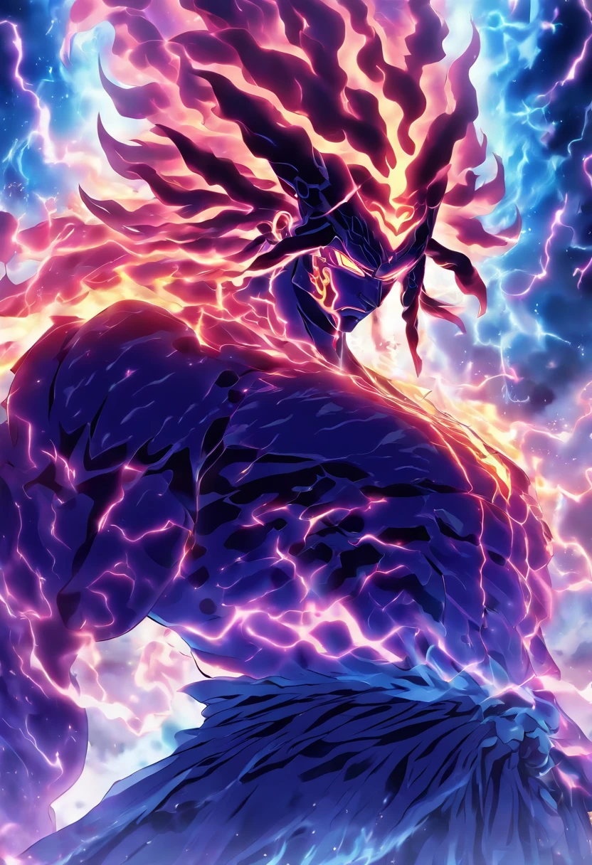 (((Susanoo))) best quality, ultra-high resolution, 4K detailed CG, master piece, Japanese God, sky, Japanese mythology, aesthetics, ((Standing pose)), Beautiful image, centered on screen, full body