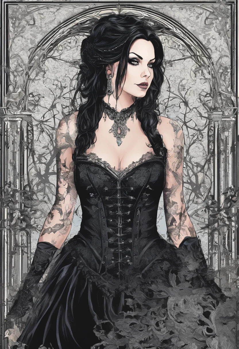 Amy Lee from Evanescence Band, Bring me to Life, porn, no bra, no underwear, nude, breasts, body, sex, vagina, photorealistic, (high definition skin: 1.2)