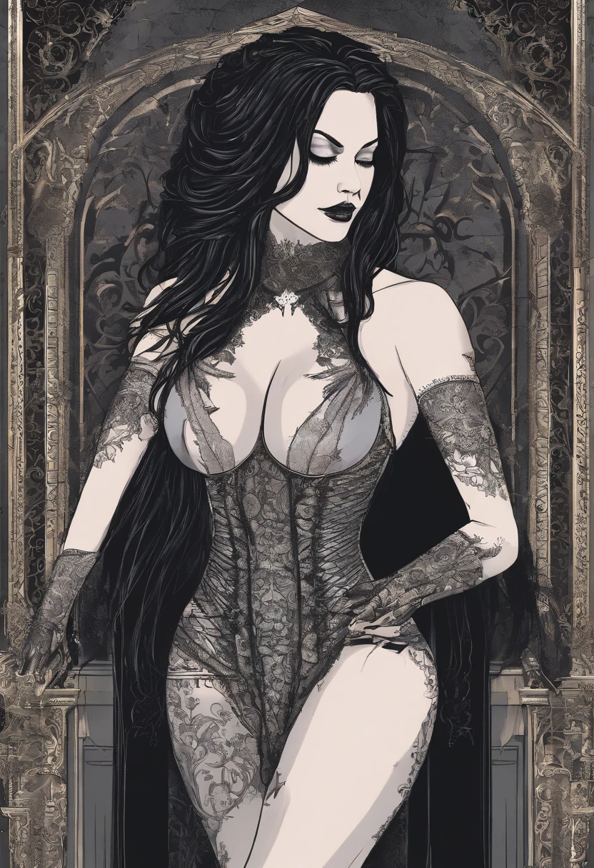 Amy Lee from Evanescence Band, Bring me to Life, porn, no bra, no underwear, nude, breasts, body, sex, vagina, photorealistic, (high definition skin: 1.2)