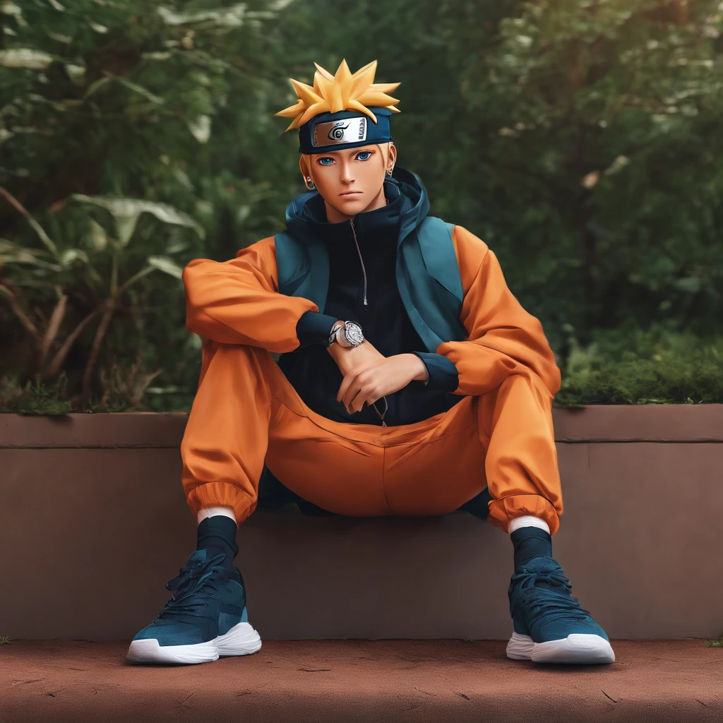 Naruto en estilo streetwear