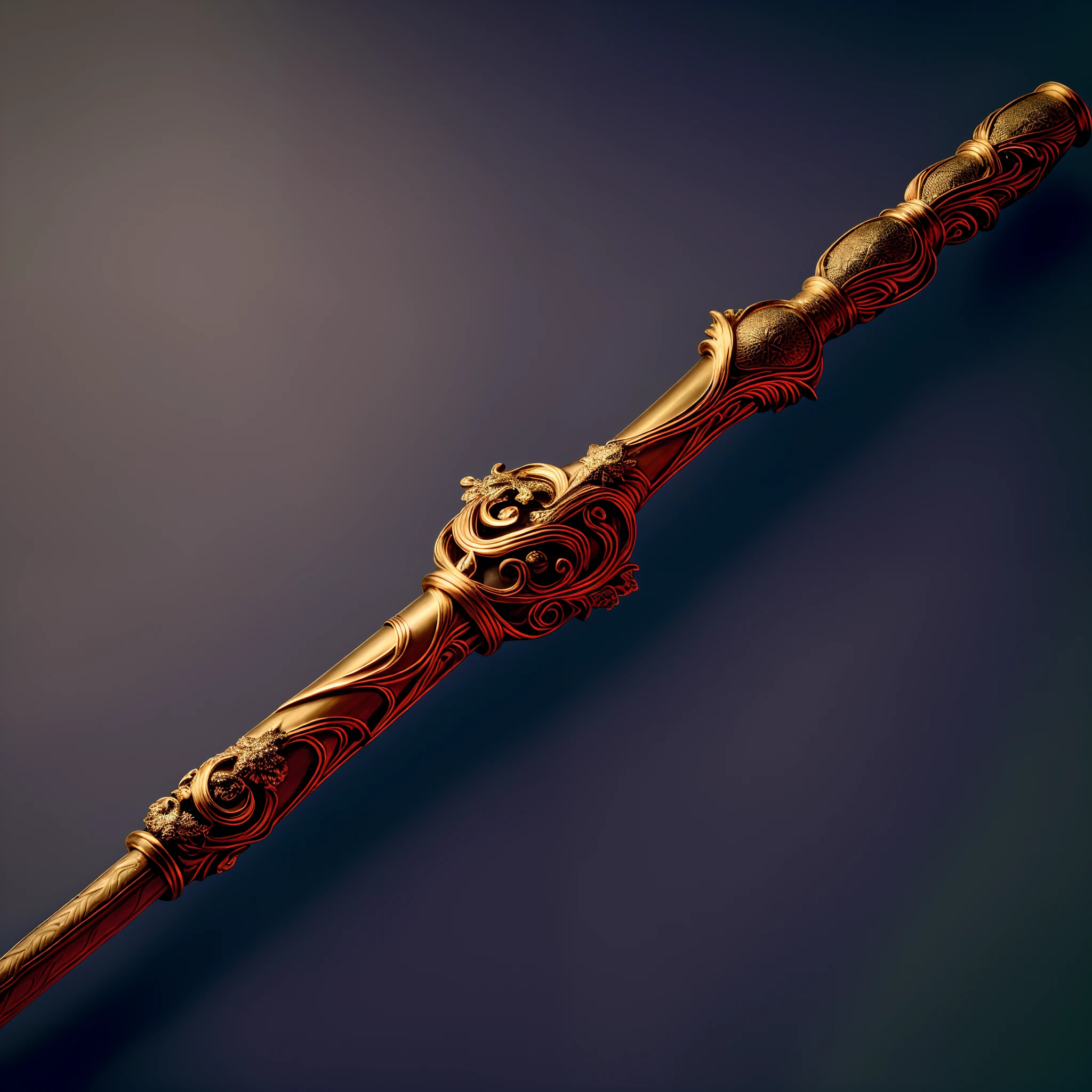 The Magic Wand, feito de madeira de carvalho envelhecido, It is a masterpiece of craftsmanship. Sua madeira exibe tons dourados e uma textura rica, revelando sua sabedoria antiga. Em alta, elegante e esguio como um rapier, It is adorned with intricate carvings that resemble intertwined vines. Seu comprimento imponente, approximately 35 centimeters, exala uma aura de poder e autoridade, while the tapered tip promises precision and dexterity in casting spells.