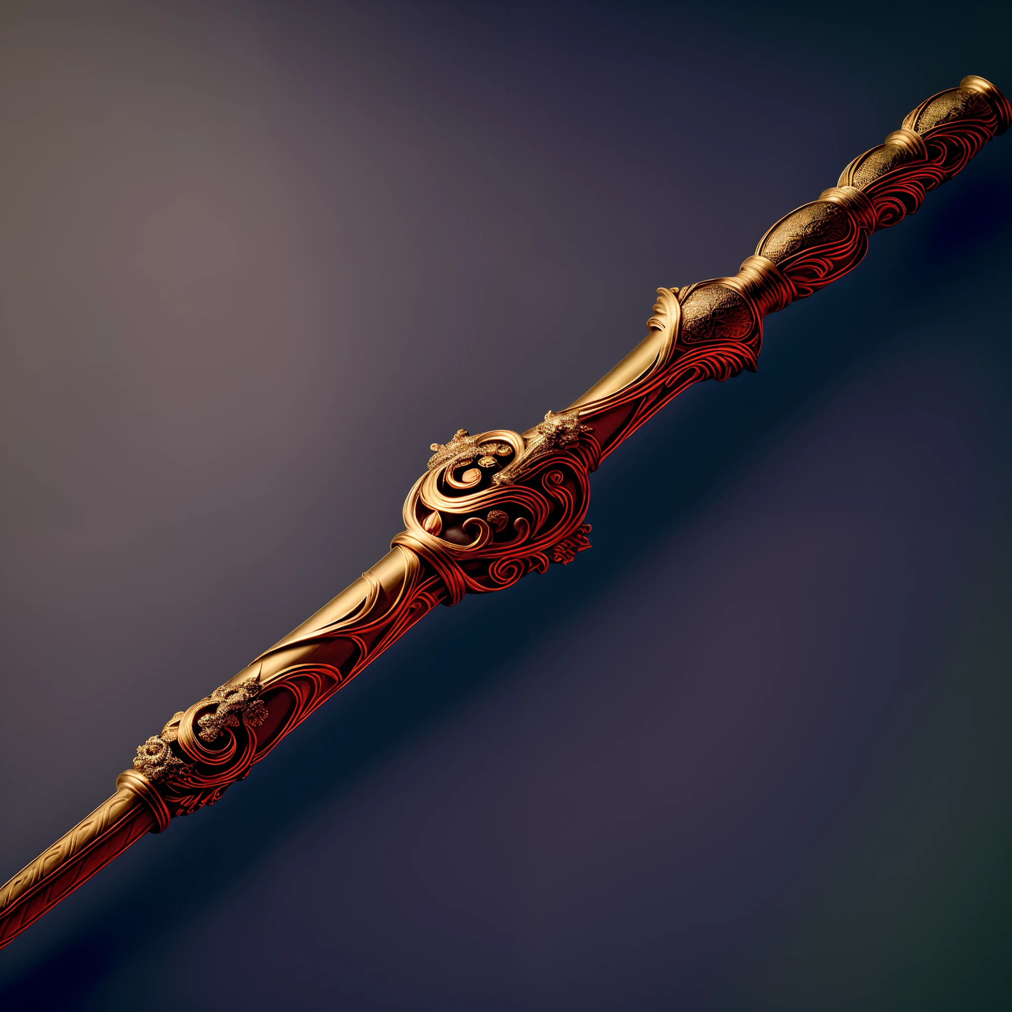 The Magic Wand, feito de madeira de carvalho envelhecido, It is a masterpiece of craftsmanship. Sua madeira exibe tons dourados e uma textura rica, revelando sua sabedoria antiga. Em alta, elegante e esguio como um rapier, It is adorned with intricate carvings that resemble intertwined vines. Seu comprimento imponente, approximately 35 centimeters, exala uma aura de poder e autoridade, while the tapered tip promises precision and dexterity in casting spells.