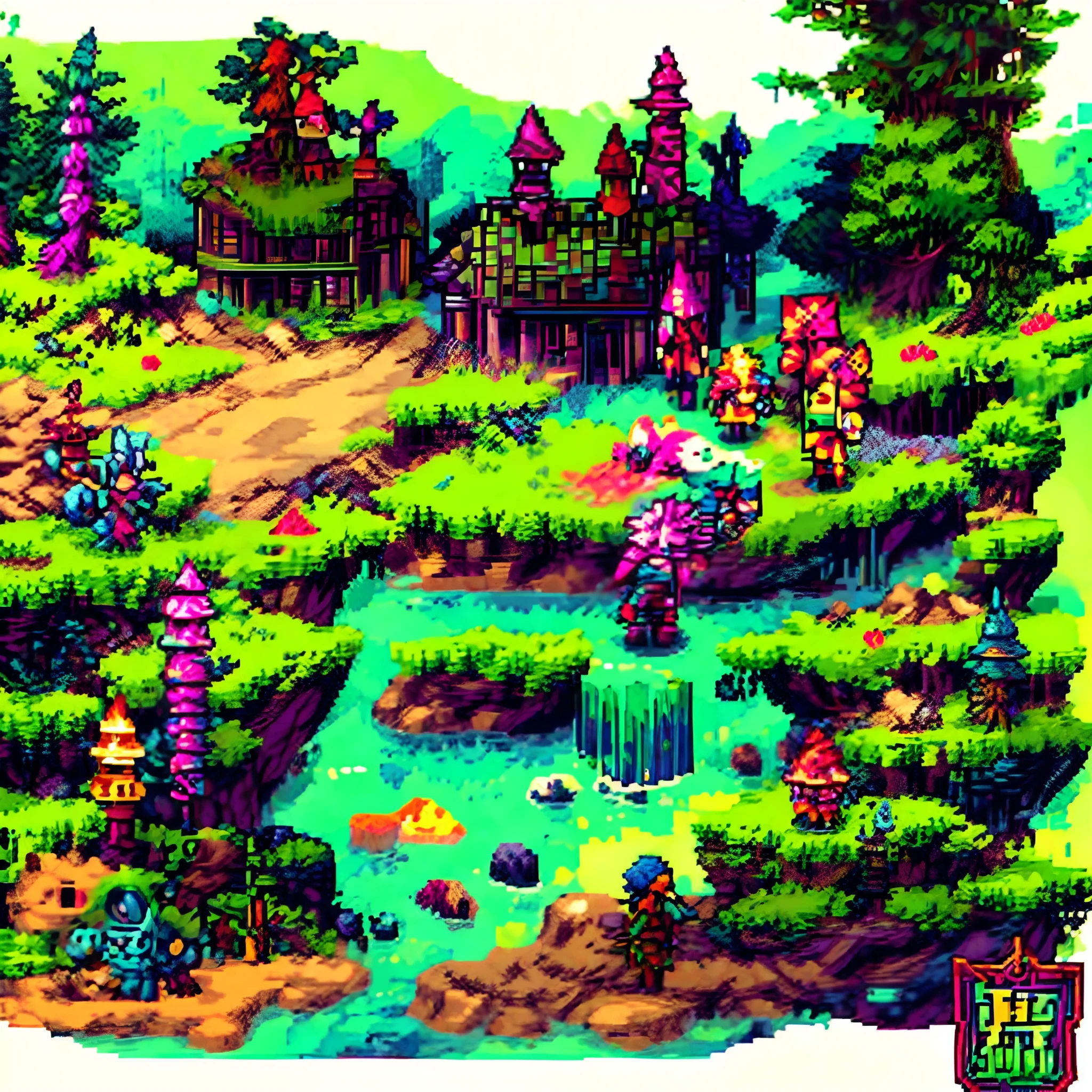 Pixel art, game items like Terraria, game materials, game weapons, colorful things, etc.