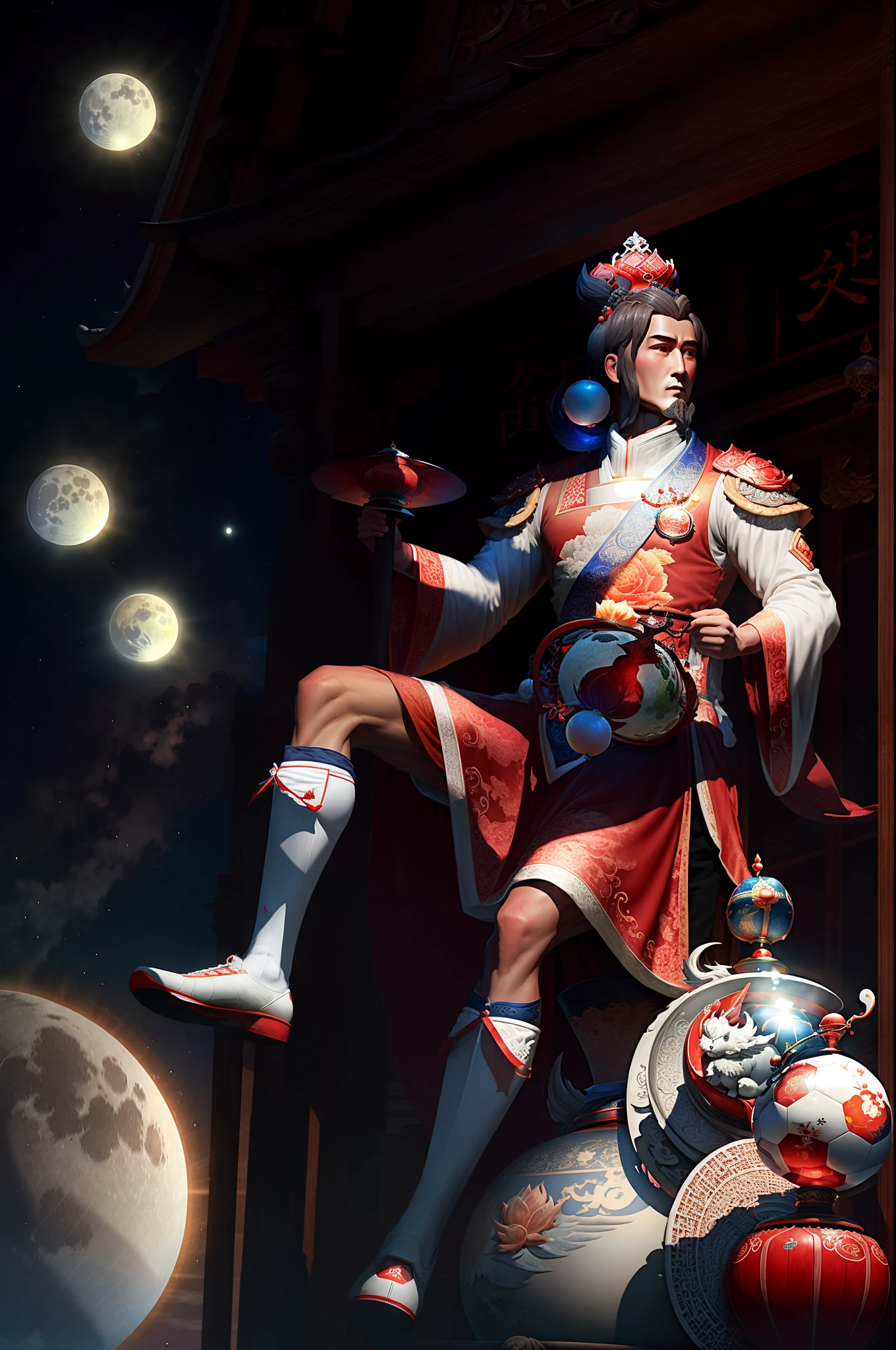 The king glorifies Chang'e
