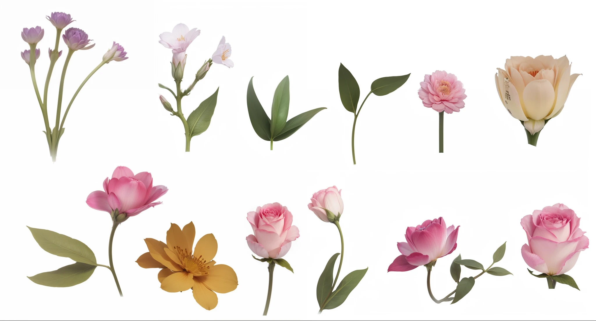 A beautiful flower with science and technology