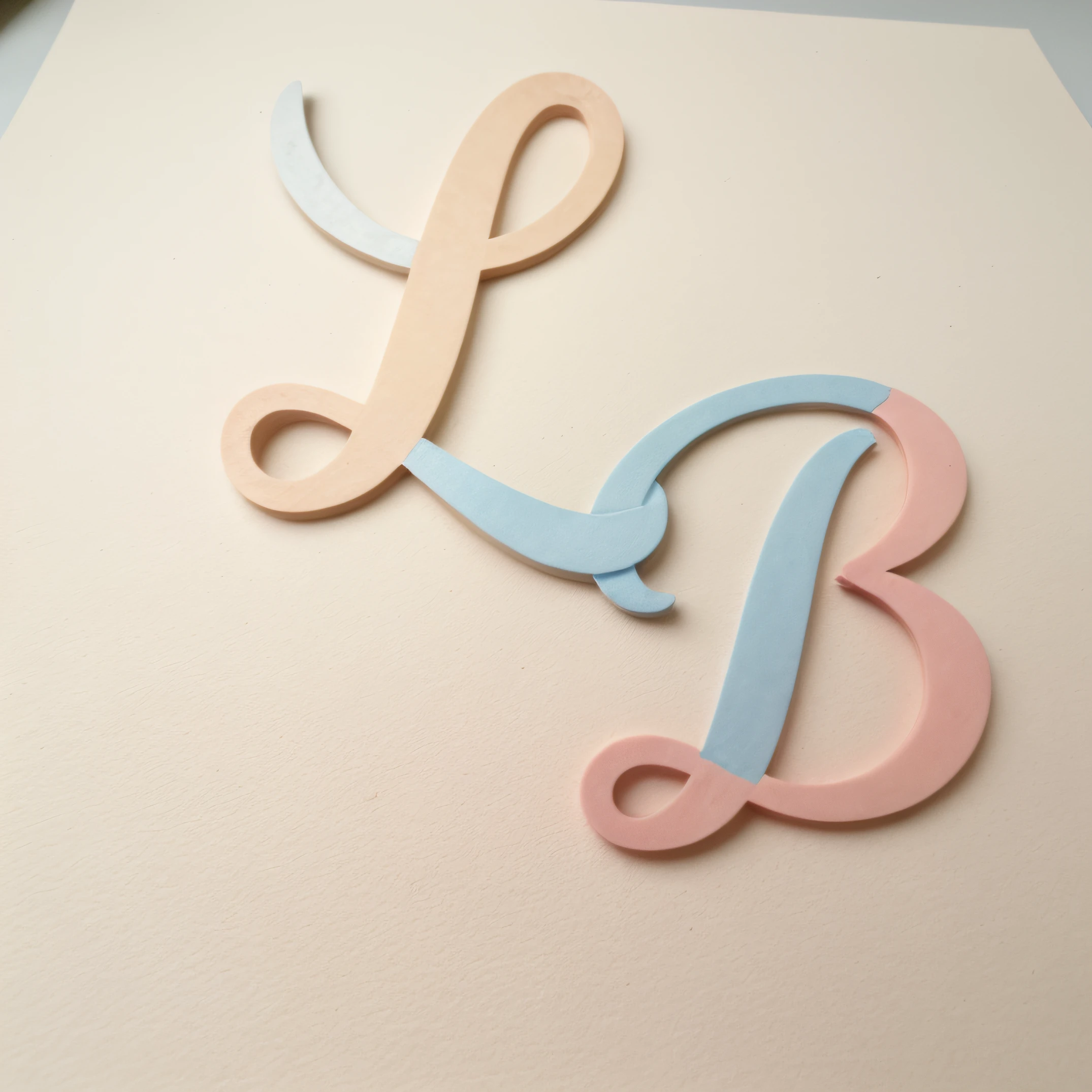 Letra L carregando  letra B