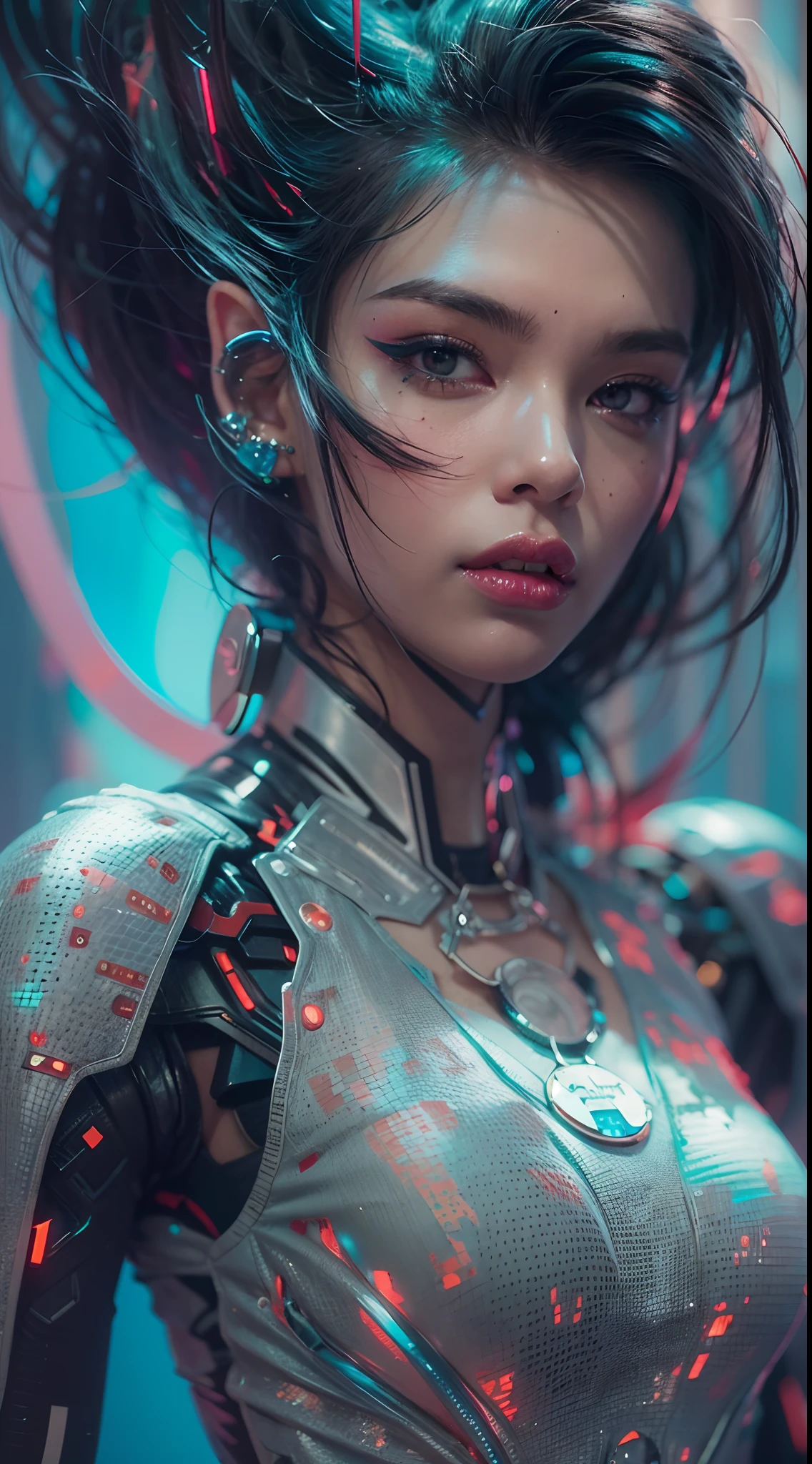 teen elf, cyberpunk cyberpunk cyberpunk, black hair, gorgeous, amazing, elegant, intricate, highly detailed, digital painting, artstation, concept art, sharp focus, illustration, art by ross tran
