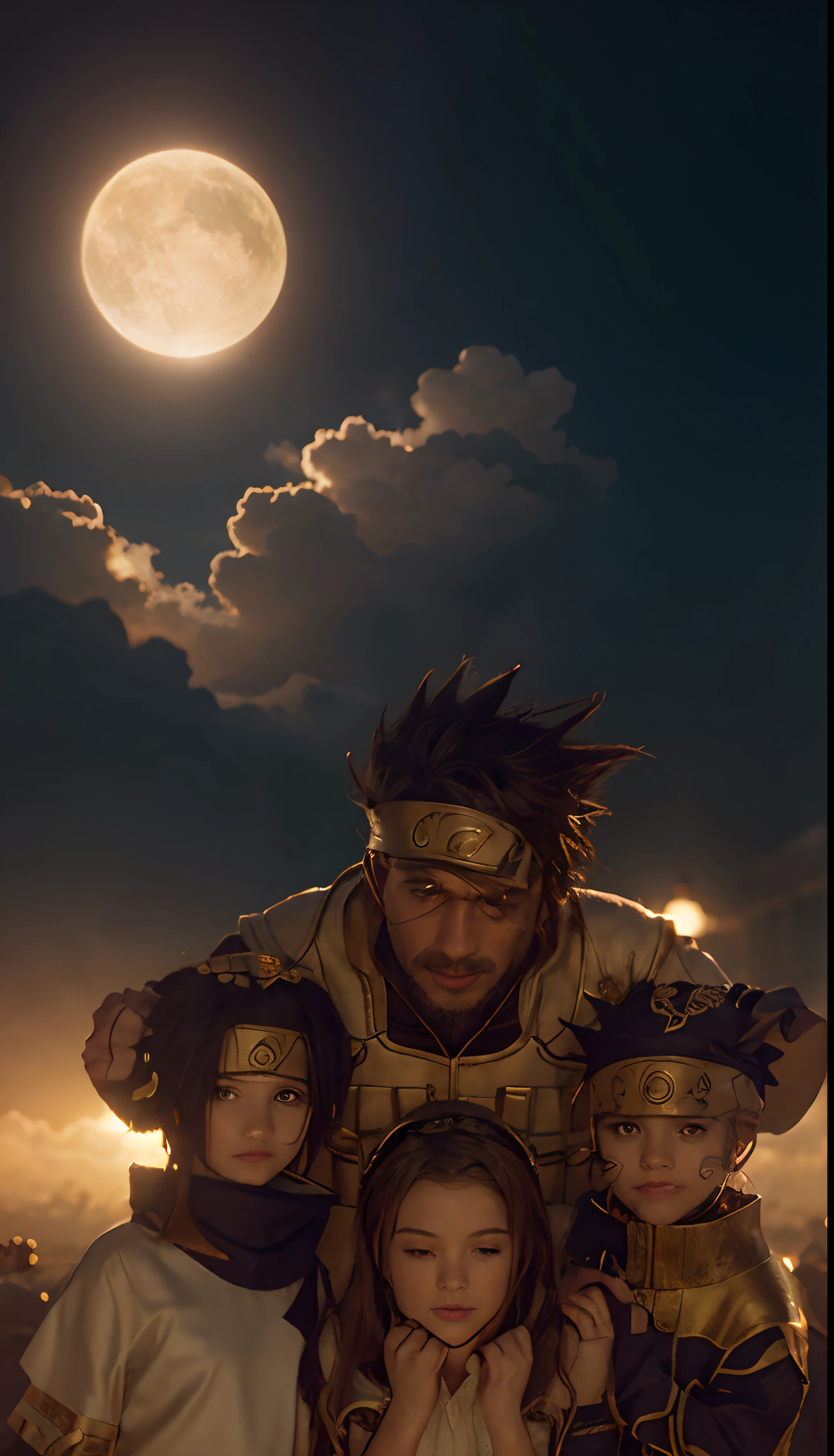 Background replace, make fantasy image , realistic vibe