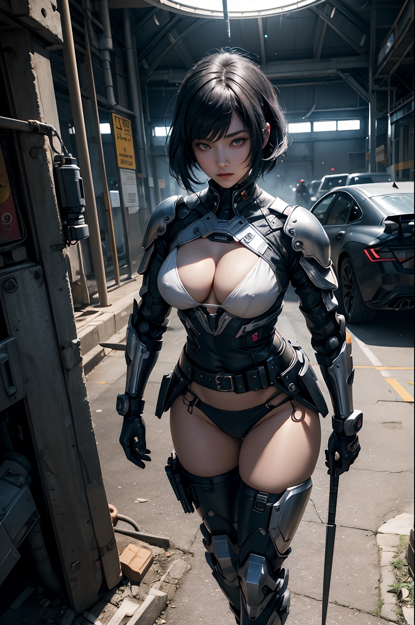 mature female synthetic Armored Suit GSDF cyborgs "full-body prosthesis" augmented-cybernetic strange Urban sundrop chaos Scene transparent "Motoko Kusanagi" contre-jours "Heavy Metal" Devastating Will-o'-the-wisp war cyberpunk battle "luis Royo" jukebox Commander African Goddess dazzling slow-motion walk Cosplay Major decorated "Scarlett Johansson" "Tina Turner" "Batou" Shirow's Pilots jacket cow-boy emblème "Ghost_in_the_shell" écusson key sunLight intricate luminescence volumetric ultra:1.5 pro-Photorealistic:1.5 optimaux:1.5 qualities:1.5 details:1.5 precise:1.5 reflex:1.5 max:1.5 resolution:1.5 perfection:1.5 graduates:1.5 nettetés:1.5 improved:1.5 Octane_rendues:1.5 opengl-shaders:1.5 UHD XT3 16K DSLR HDR UnrealEngine5 ombres profondeurs:1.5 analogiques color-coded:1.5 3DCG cgi vfx sfx fkaa txaa rtx ssao Symmetrical Body Athletic hairstyle bangs:1.3 extatiques Tanned Skin Face sensuel Effects Cheekbones Glushing Embarrassed:1.5 eye-liner saphirs saturate:1.5 beaux:1.5 dark eyes black pupils brown iris lazulis turquoise open mouth teeth obvious smiles Floating Jacket Fixed Eccentric Cape Levitating Shoulders-Off Shirt Lace Clavicles White Papillotes embroidered breasts varied pointed:1.37 satin bikini:1.5 corsait navy thick leathers felt skirts:1.5 matching ample swinging spinels navel:1.3 waist belt-chastity padlock Gold silver agate pubis bristles scarlet pubis-hairy indigo underwear:1.5 Snap garters thighs legs gothic stainless steel boots decorated onyx fleuraison incandescentes CGSCOSITY toys Cristallines Truck Mecha robot magic heart:1.5 hearth rubis invoques:1.5 Tachikoma (EOS R6 135mm 1/1250s f/2.8 ISO400) fullbodye Mécanisés adaptable Canon-ion flash blow glow mannequins dramatic opale Saber straight fully dressed armor heavy chrome metallic flat rune lava bands helmet-antenne Tourmaline glyphes plasma brasses cuivres chef-d' equirectangular background 360 Earth outdoor:1.5 engravings tattoo (par Michelangelo) Bruce Weber girls varied:1.5 nsfw etc.