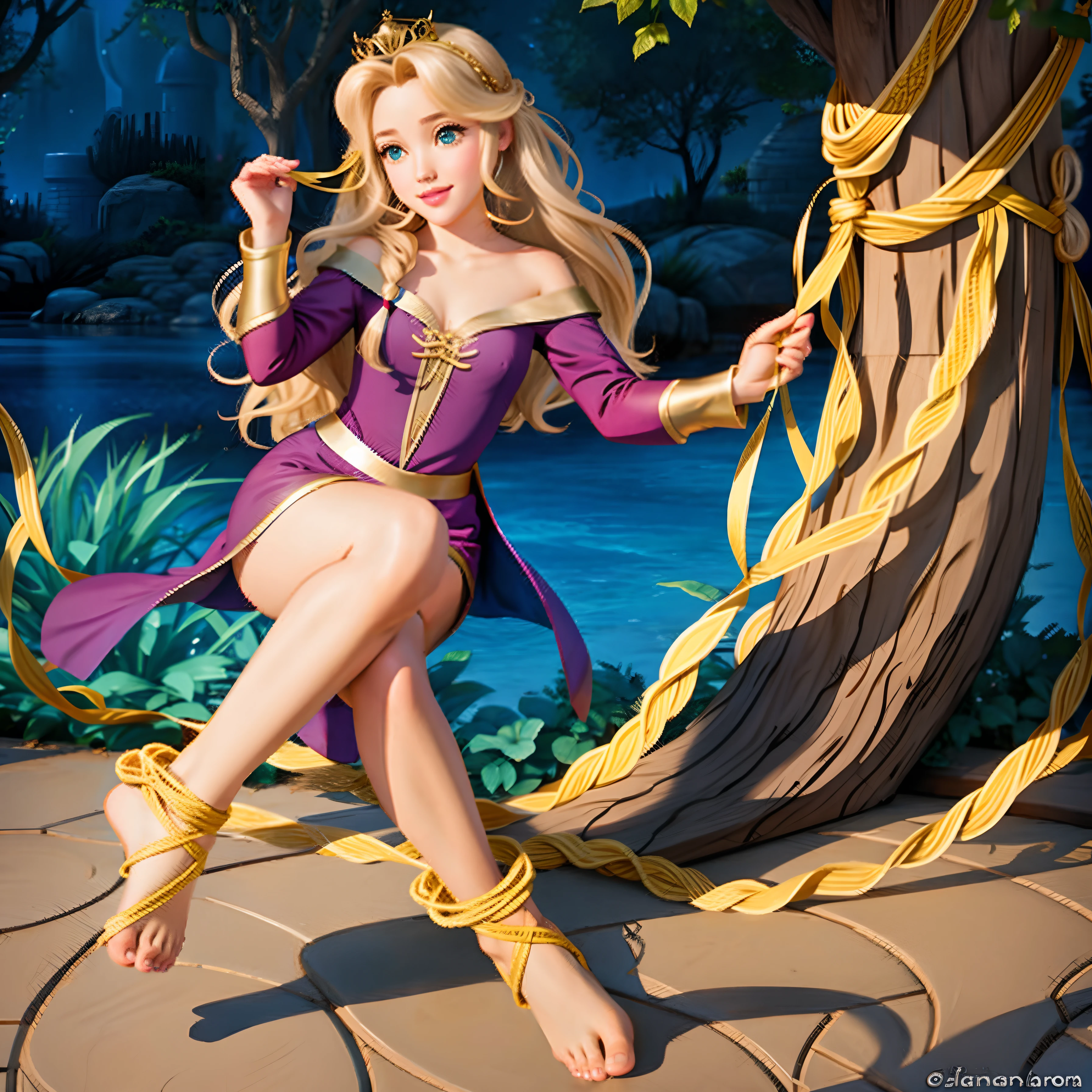 Tangled, Disney, feet