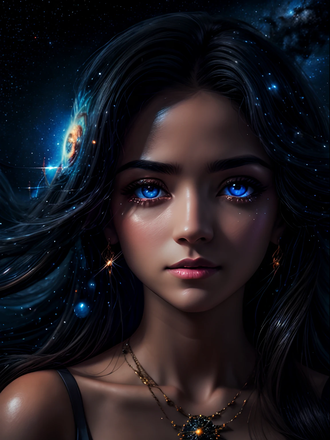 foco em 1 olho ,best quality,4k,super fechar,master part:1.2,ultra-detalhado,Realistic:1.37 retrato, olhos detalhados,Reflection of the galaxy,estrelas brilhantes,Hypnotic Colors,cosmic atmosphere,Surrealista,ethereal beauty,detailed lashes,Shimmering teardrops,fantasia,night sky,Tema Celestial,sonho,magia,artist's interpretation,Vibrando,fundo nebuloso,Nuvens de nebulosa,universo brilhante,Single Eye Close-up,1 olho apenas,Pinceladas meticulosas,sobrenatural,Deep space exploration,Aglomerados estelares,luzes cintilantes,serene expression,cosmic energy,Dia Estelar,possibilidades ilimitadas,Transcendent experience.olhos perfeitos,Foto bruta 8K