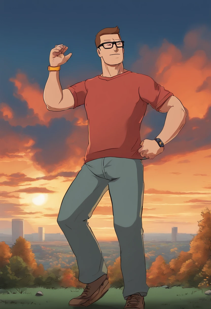 Hank Hill as a shonen anime protagonist