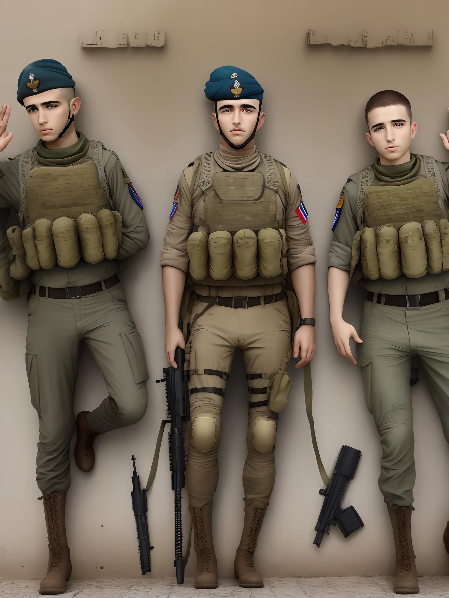 Israeli soldiers star of david