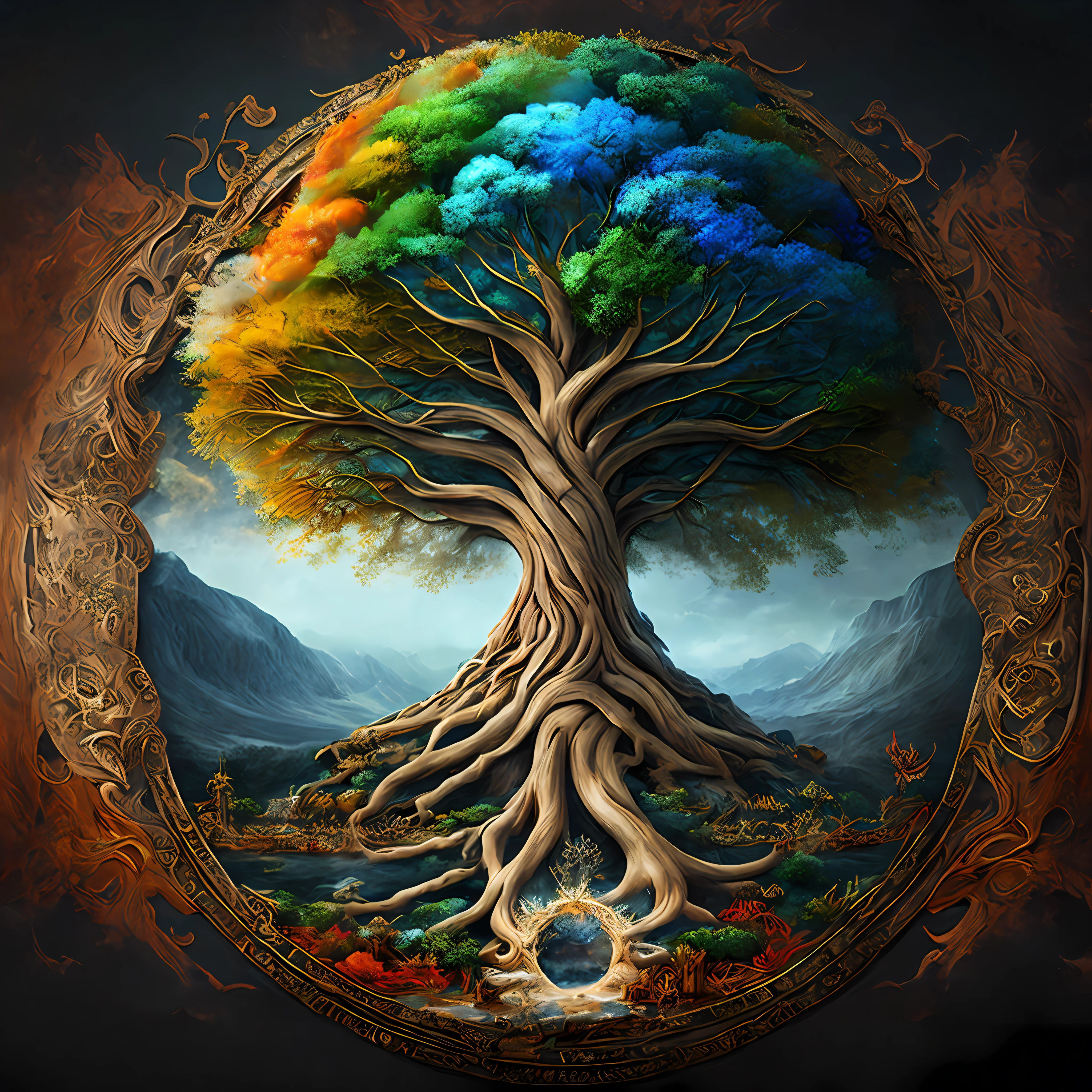 Yggdrasil the world tree