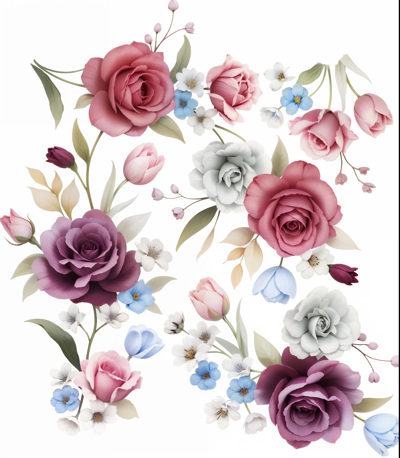 A beautiful flower with science and technology