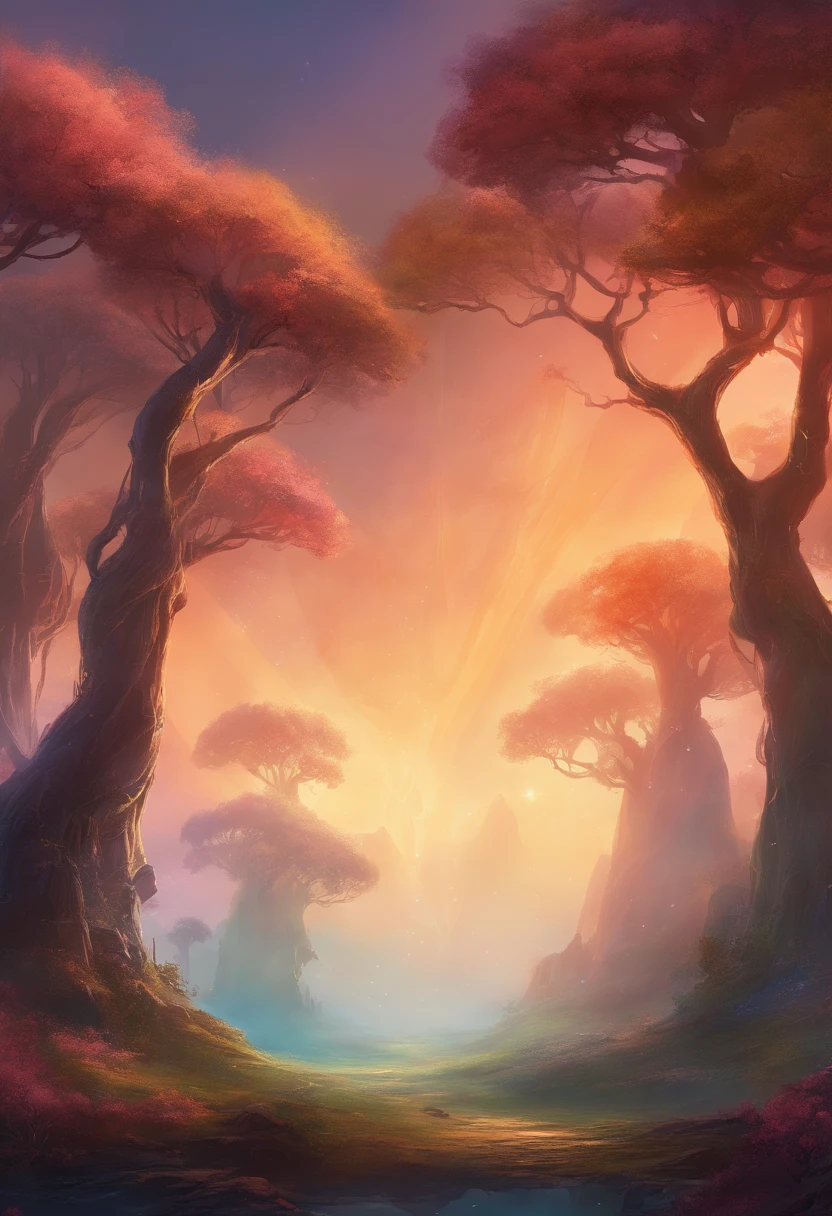 Alien landscape trees