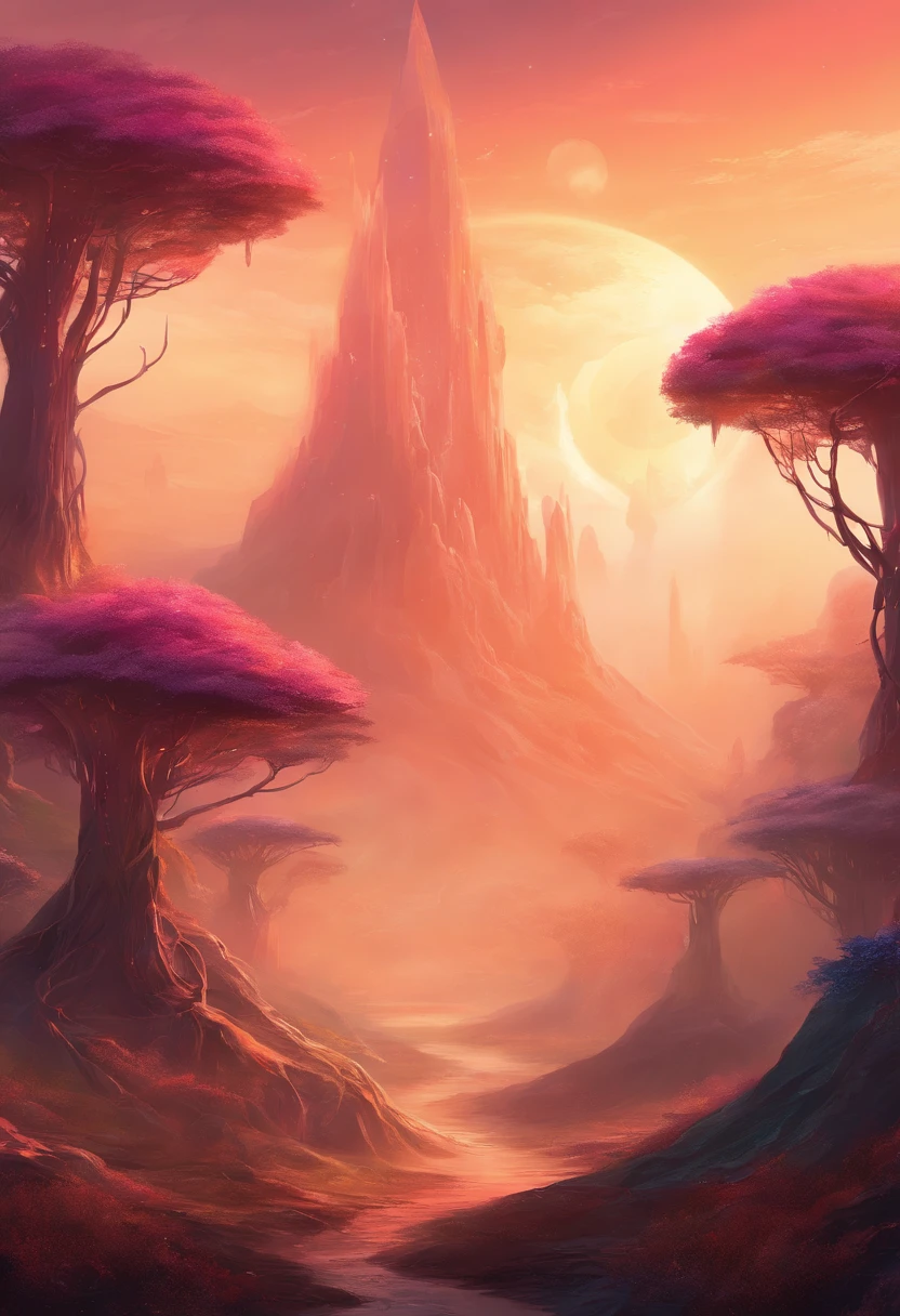 Alien landscape trees