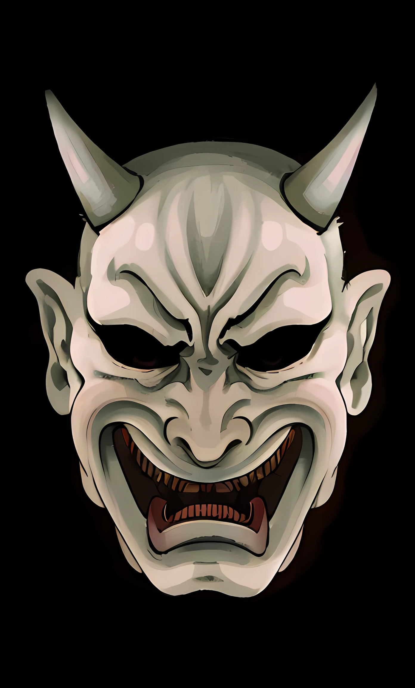 japanese oni mask,