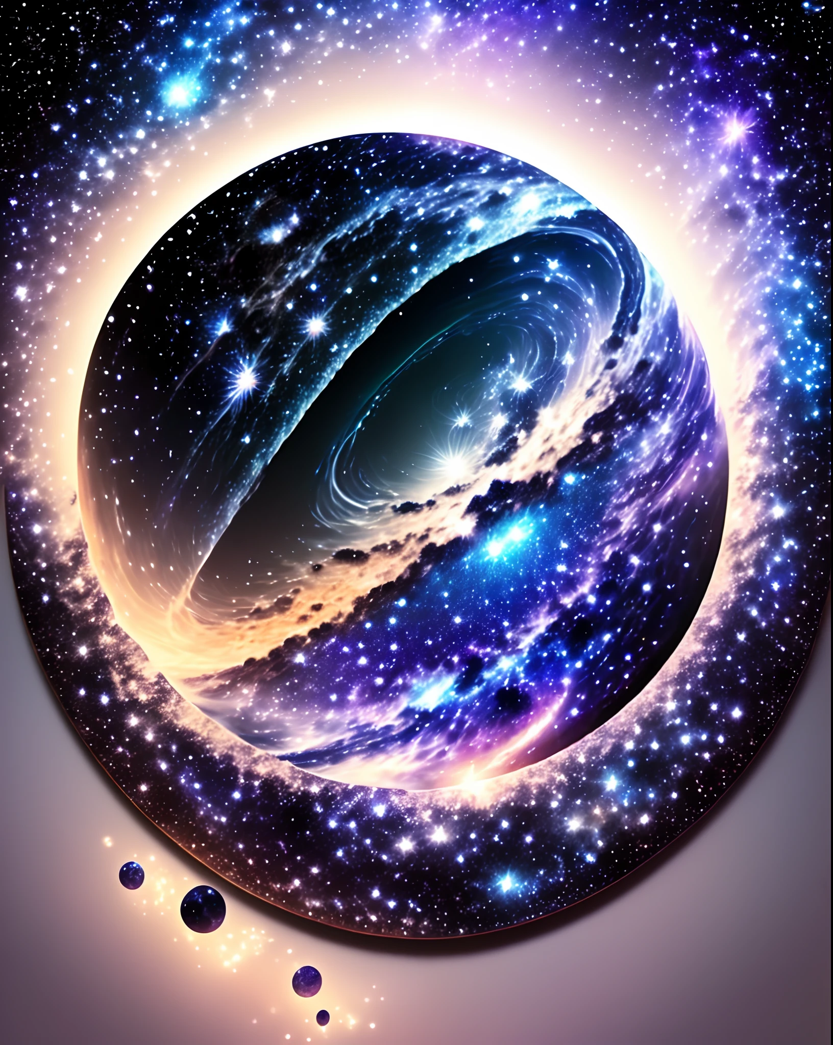 Galaxy moon