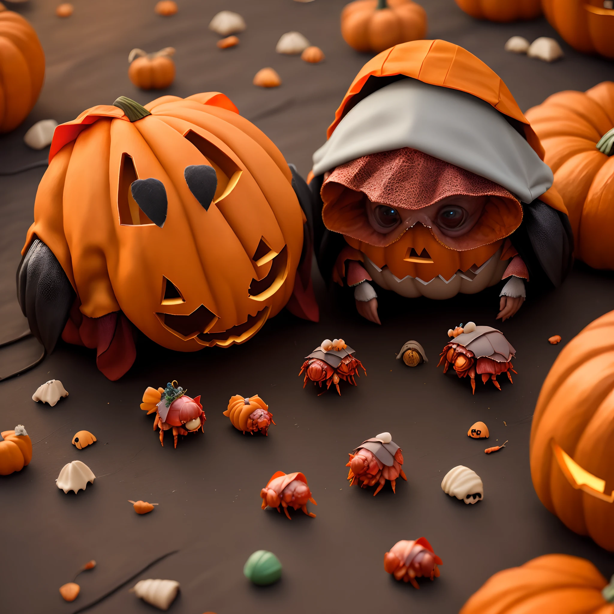 Hermit crab halloween