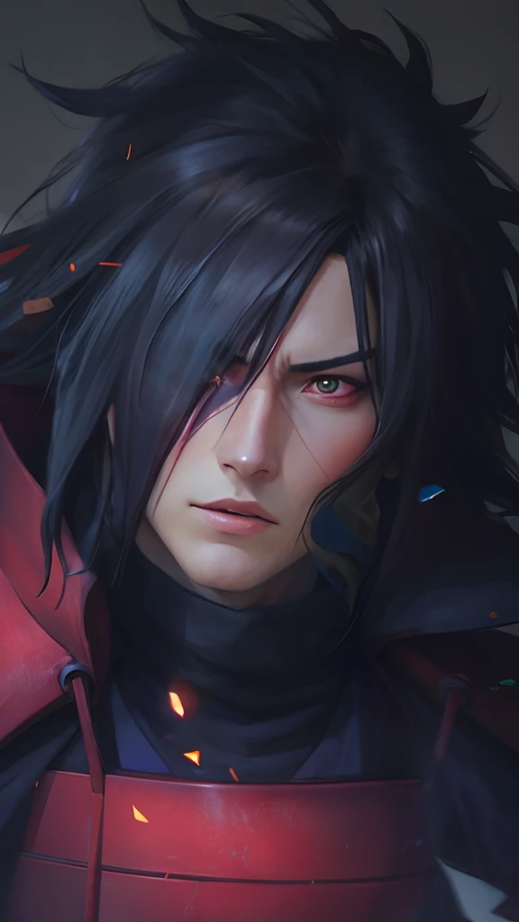 Madara Uchiha, hyperdetailled, hyperrealistic