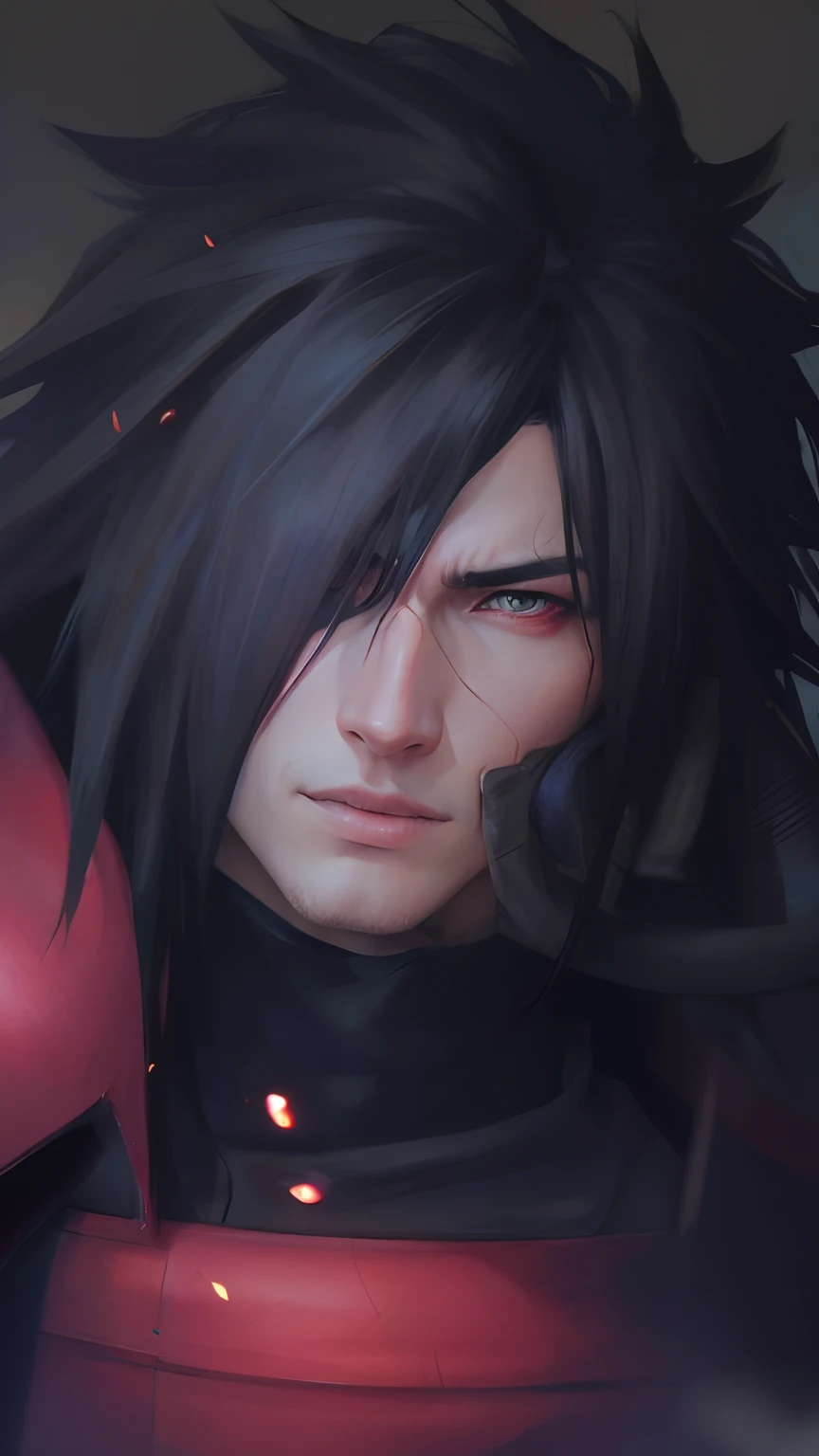 Madara Uchiha, hyperdetailled, hyperrealistic