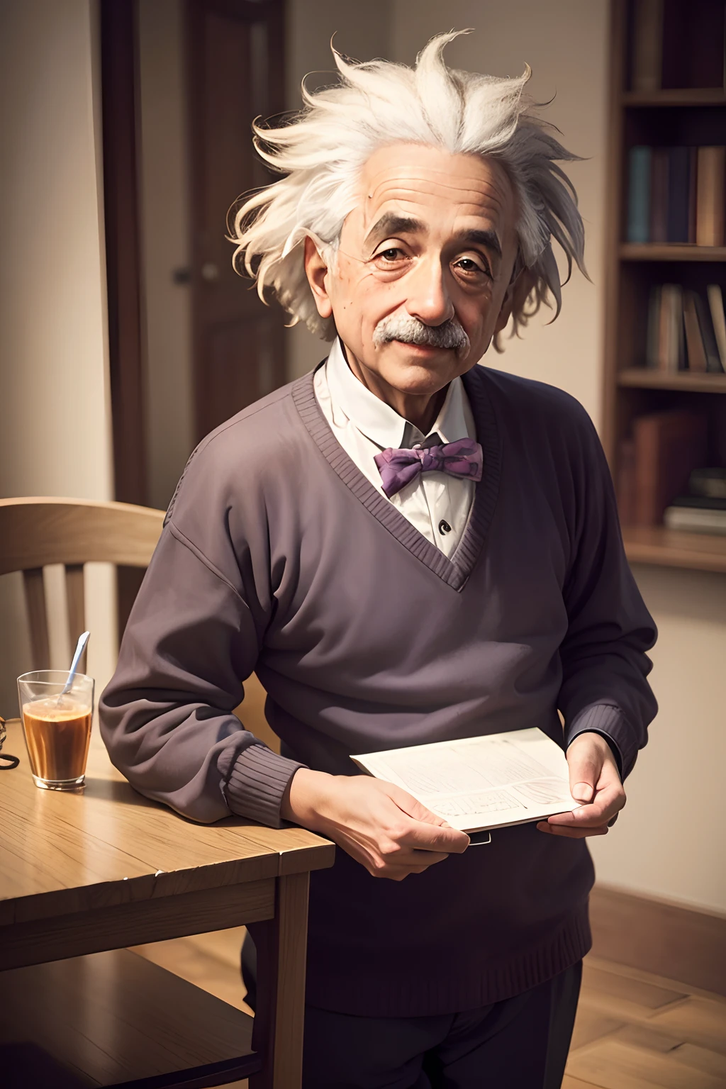 albert einstein played polyamory sonriente --auto