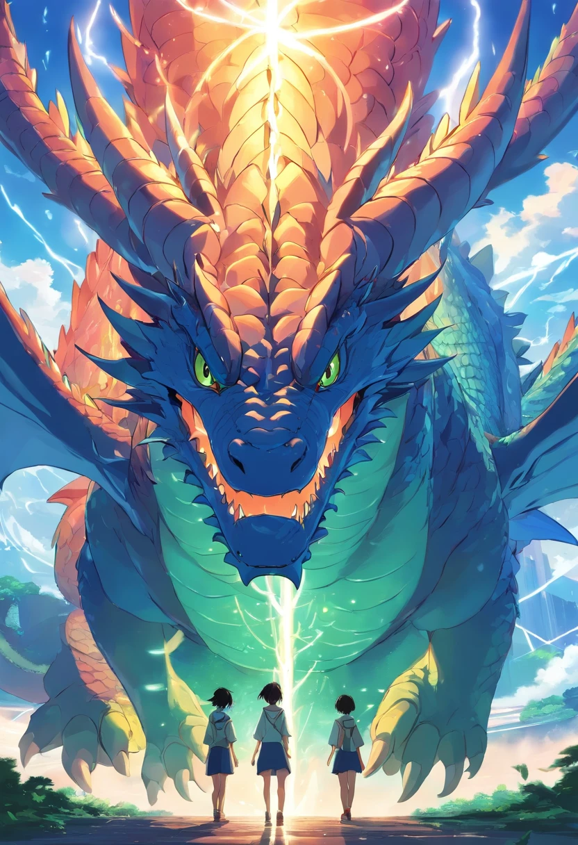 Dragon with 5 heads