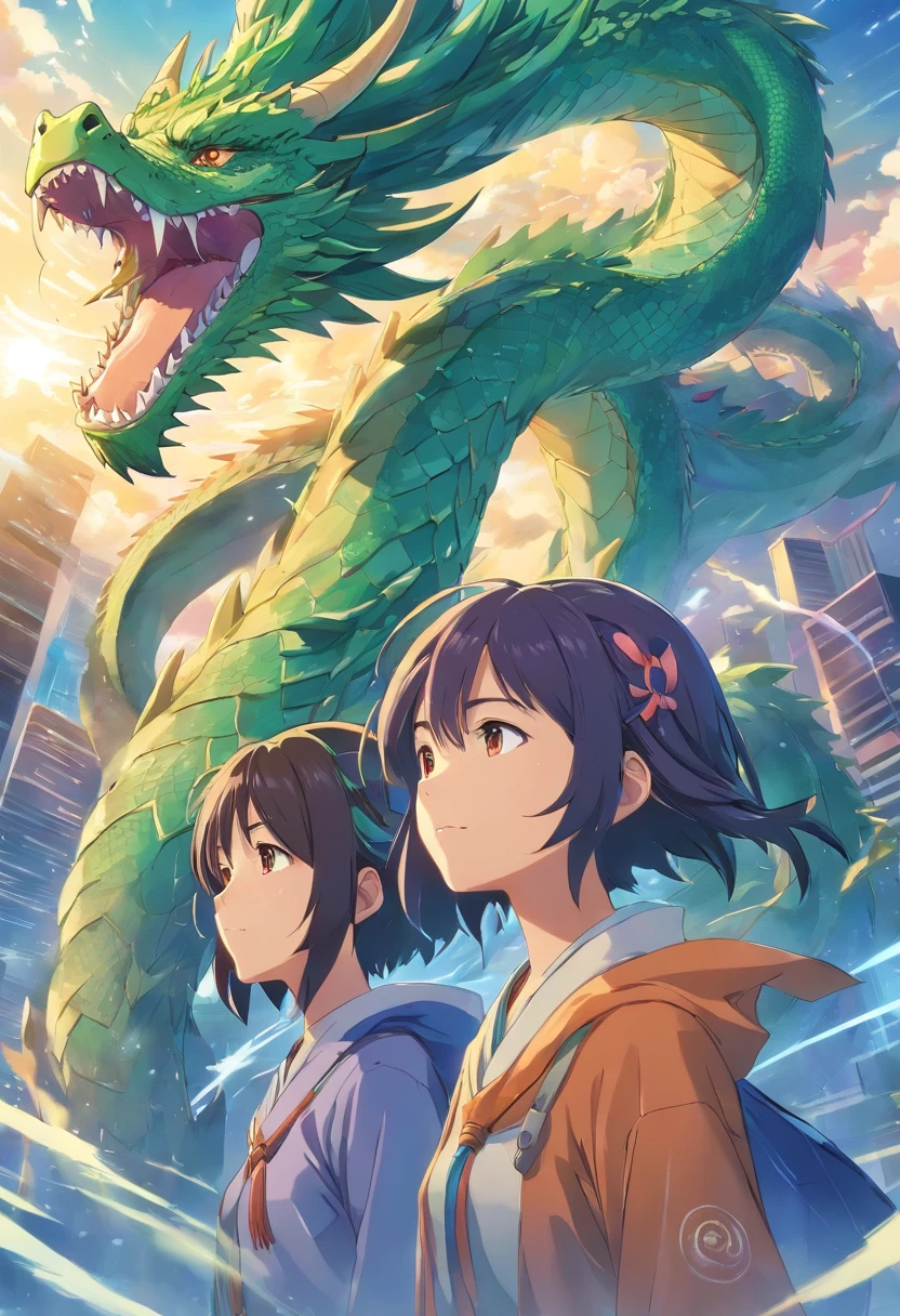 Dragon with 5 heads